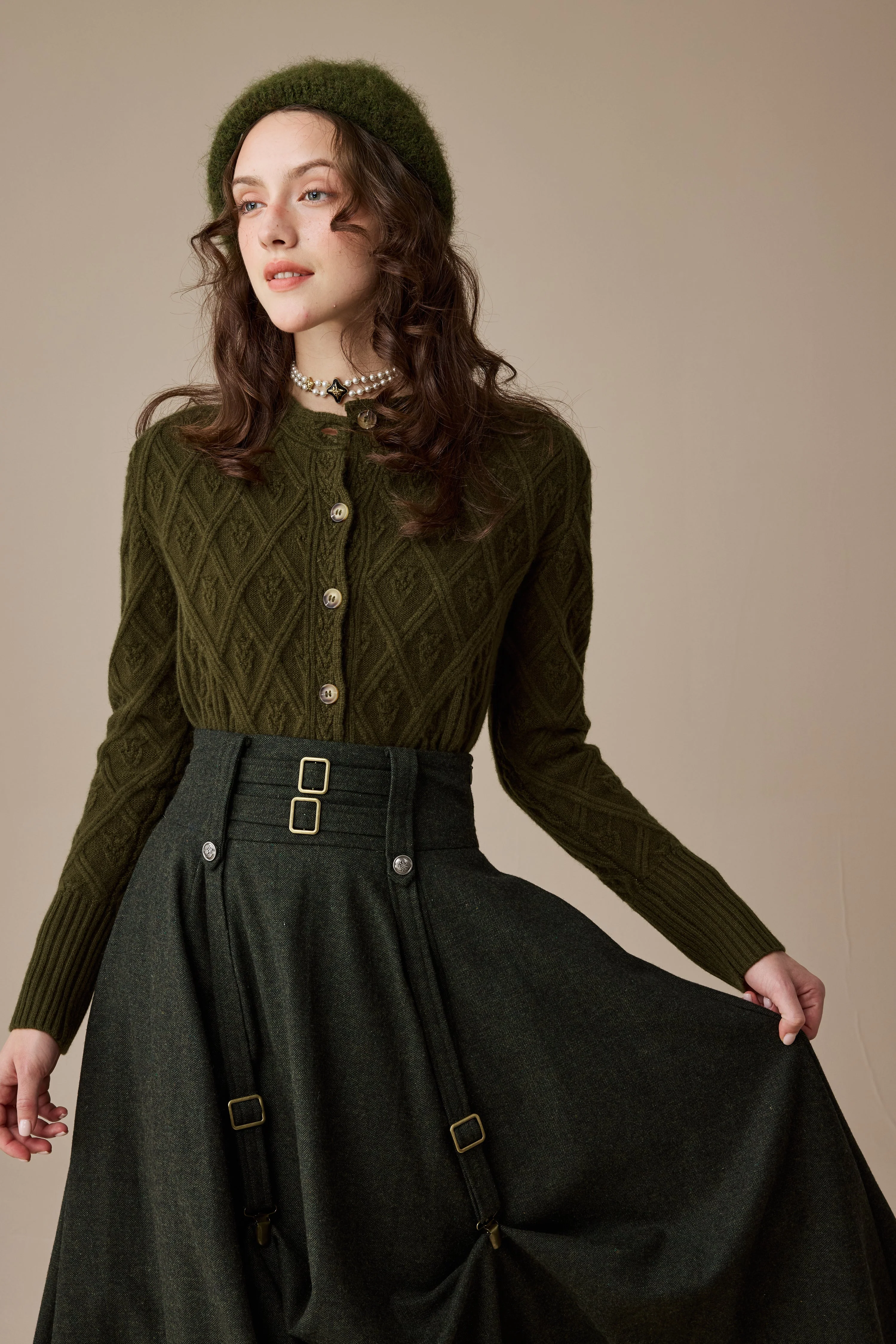 Cynthia 16 | Adjustable wool skirt - Image 11