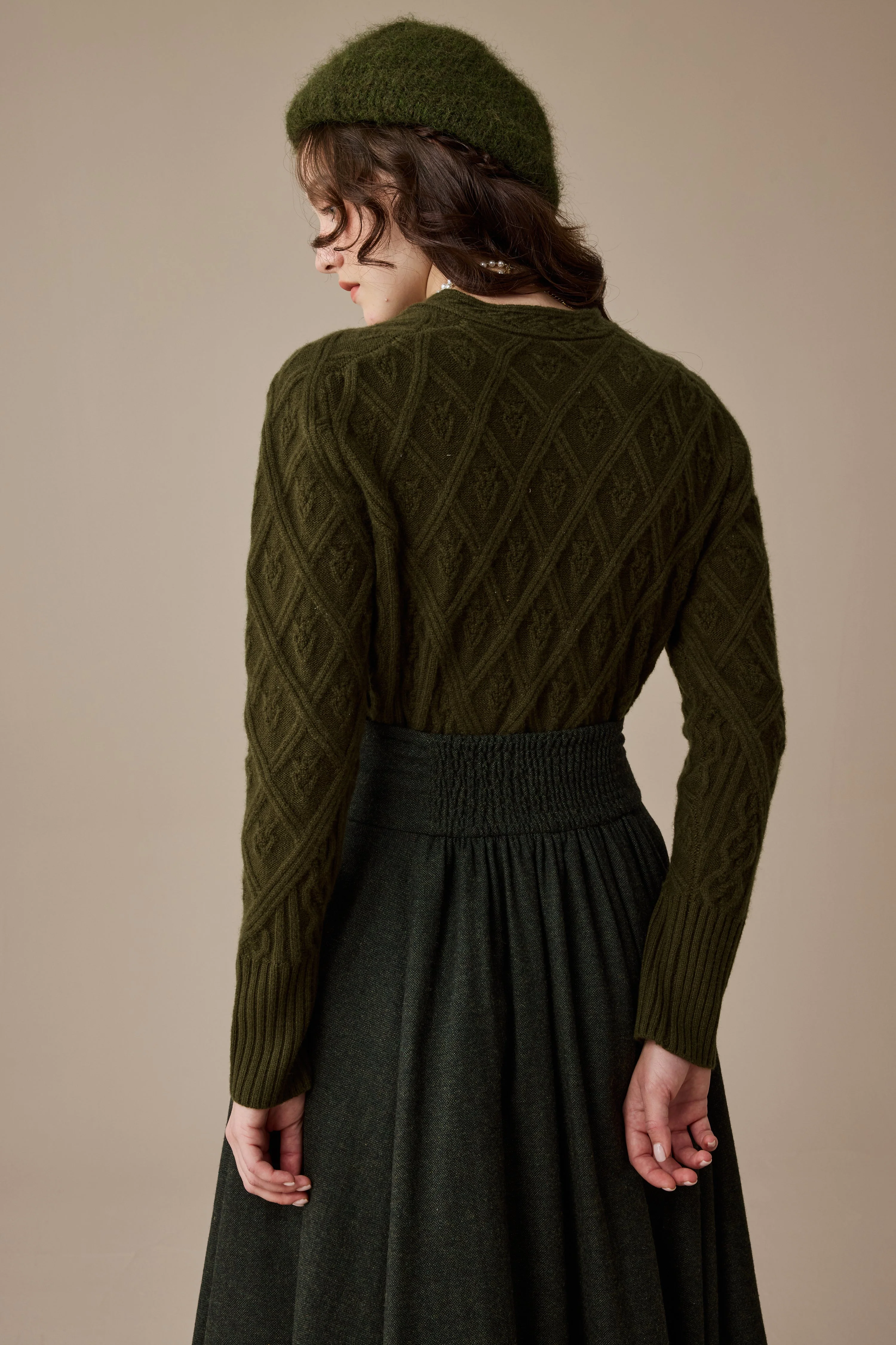 Cynthia 16 | Adjustable wool skirt - Image 15