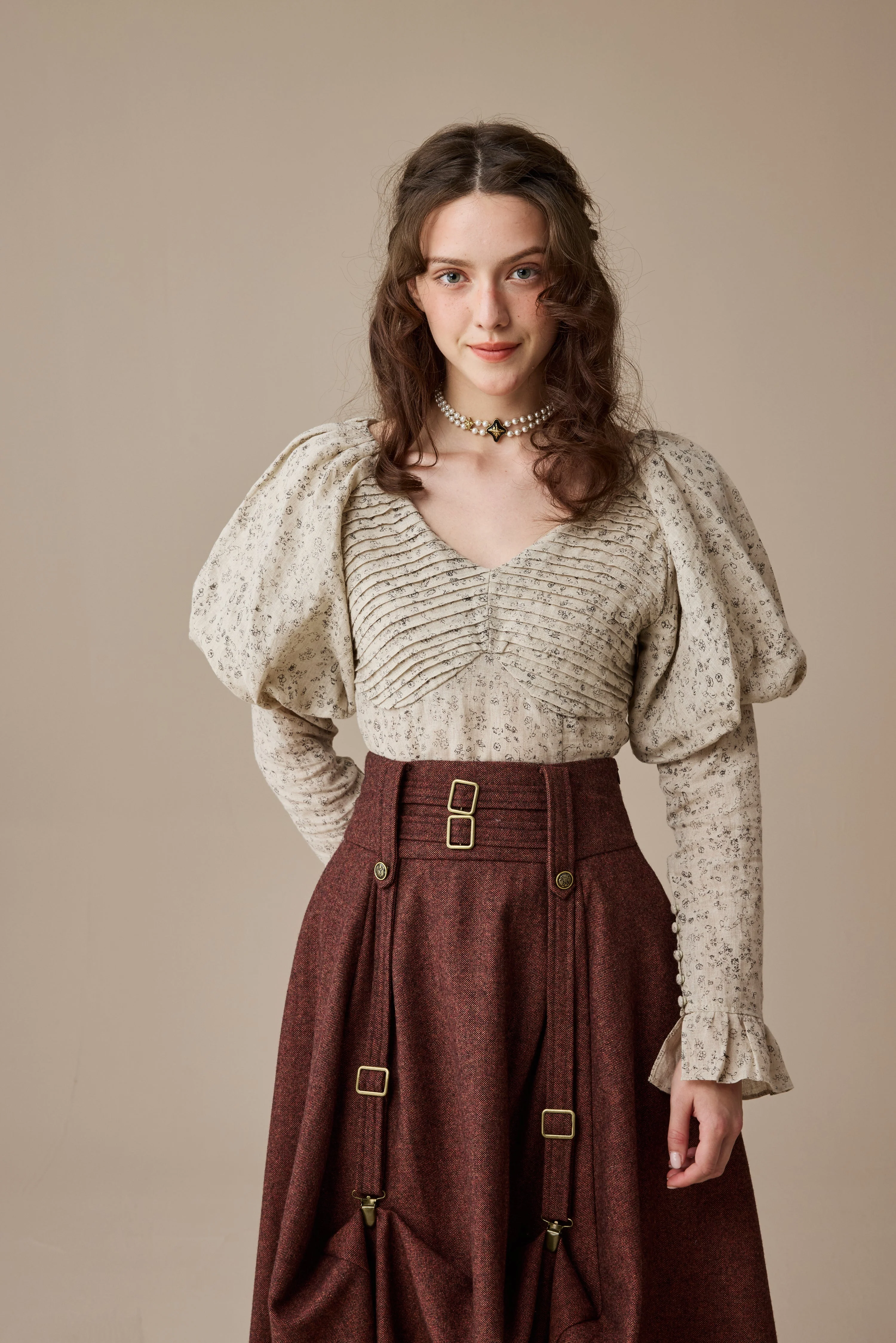 Cynthia 16 | Adjustable wool skirt - Image 6