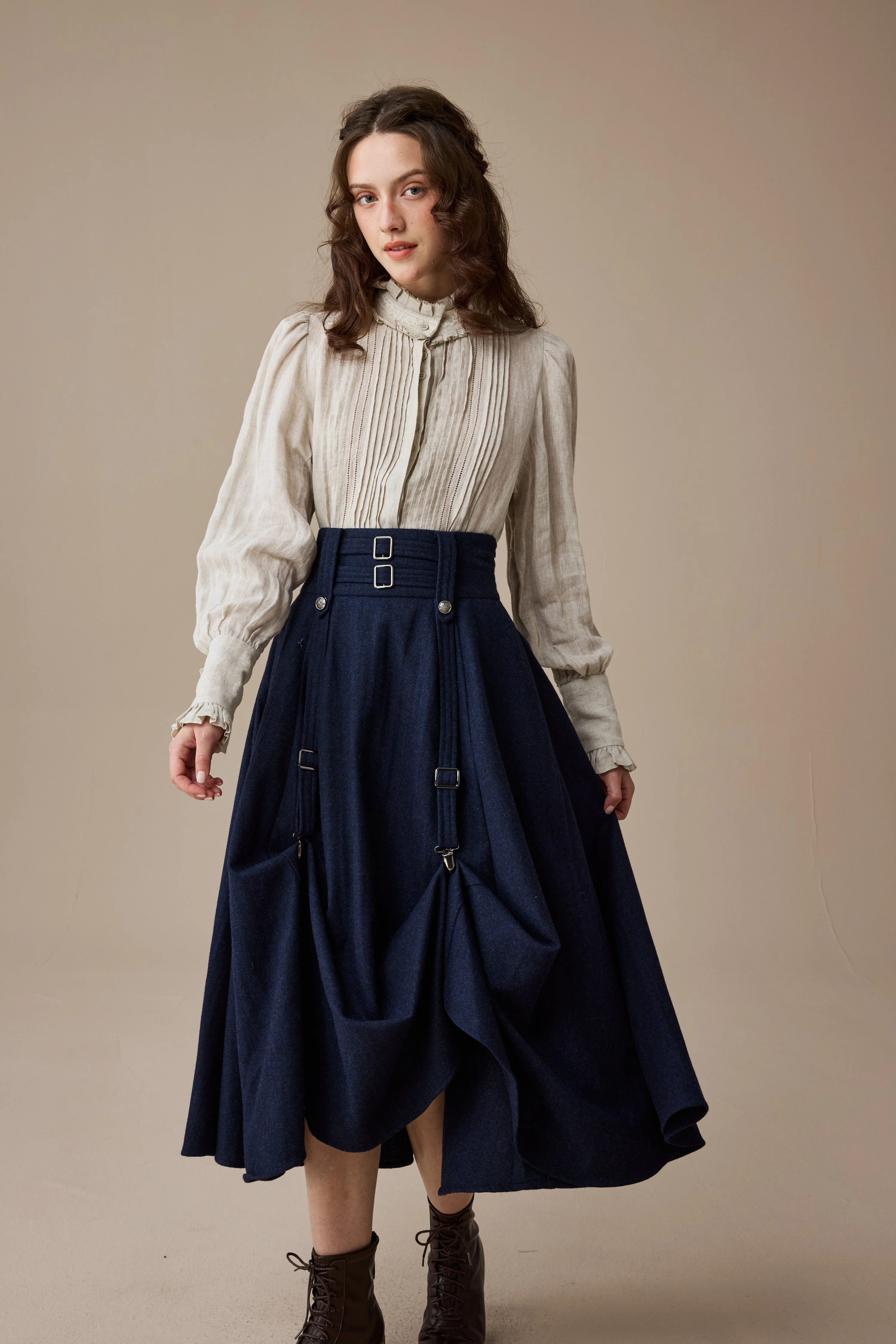 Cynthia 16 | Adjustable wool skirt - Image 20