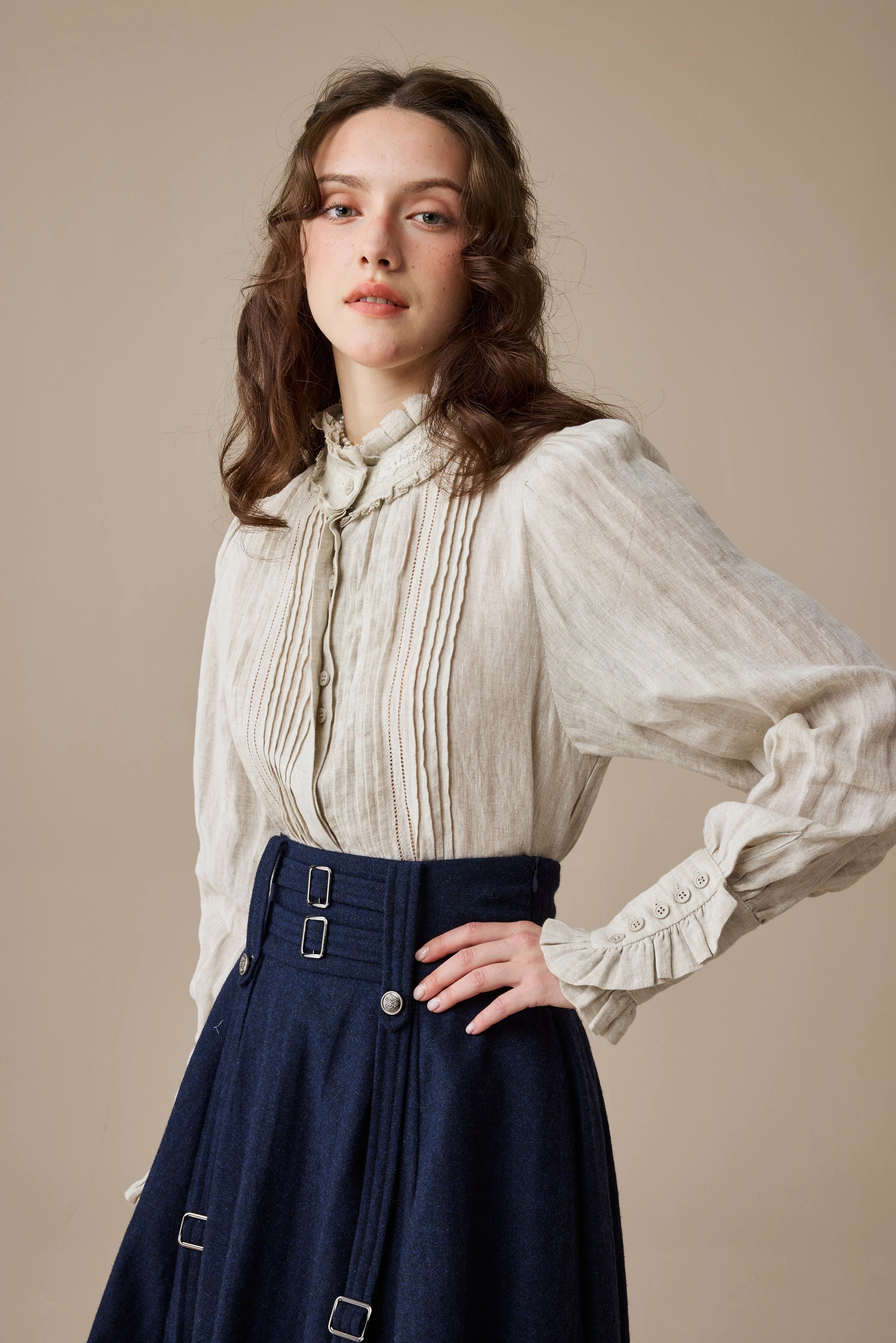 Cynthia 16 | Adjustable wool skirt - Image 8
