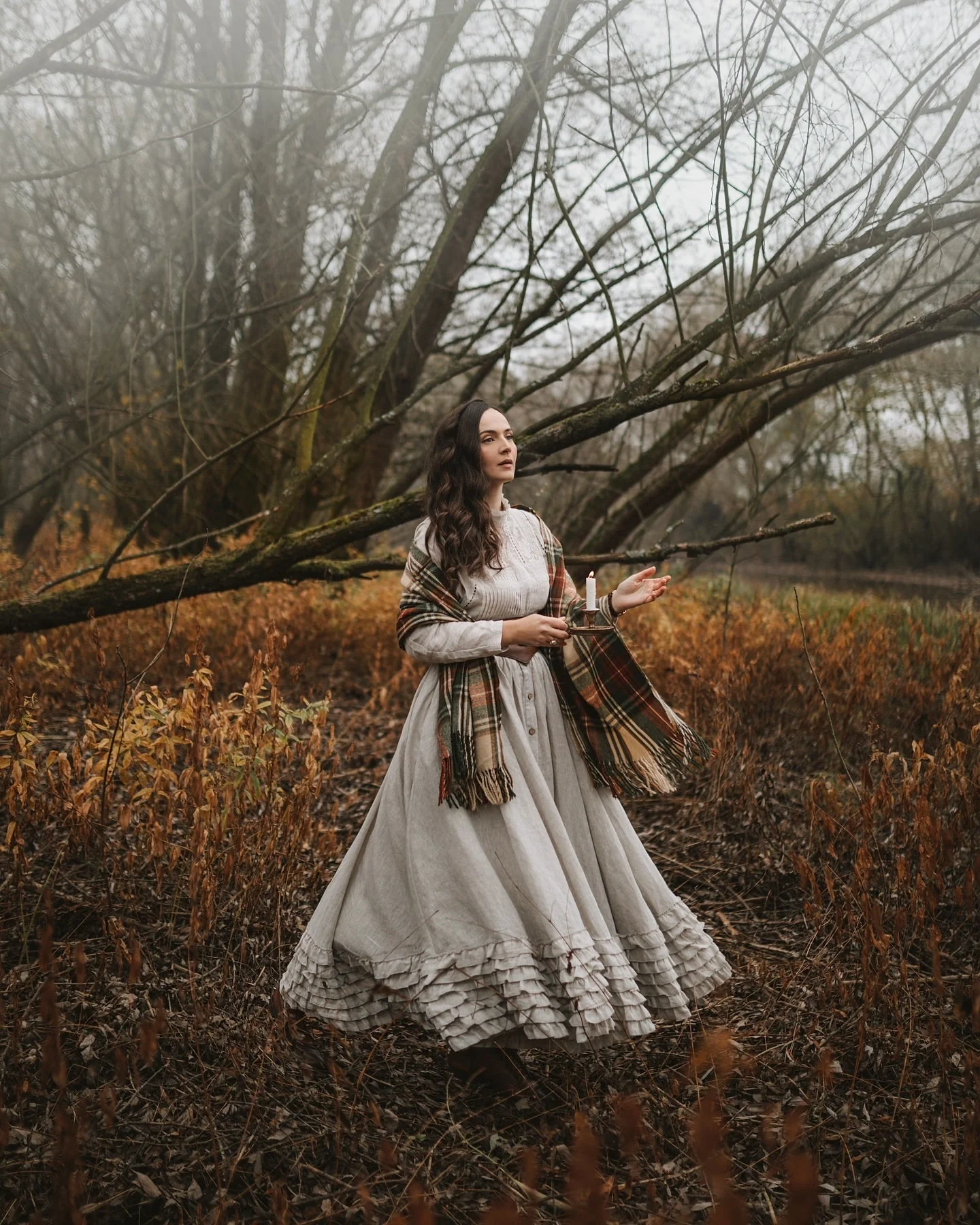 Dorothy 27 | Ruffled maxi linen skirt - Image 6