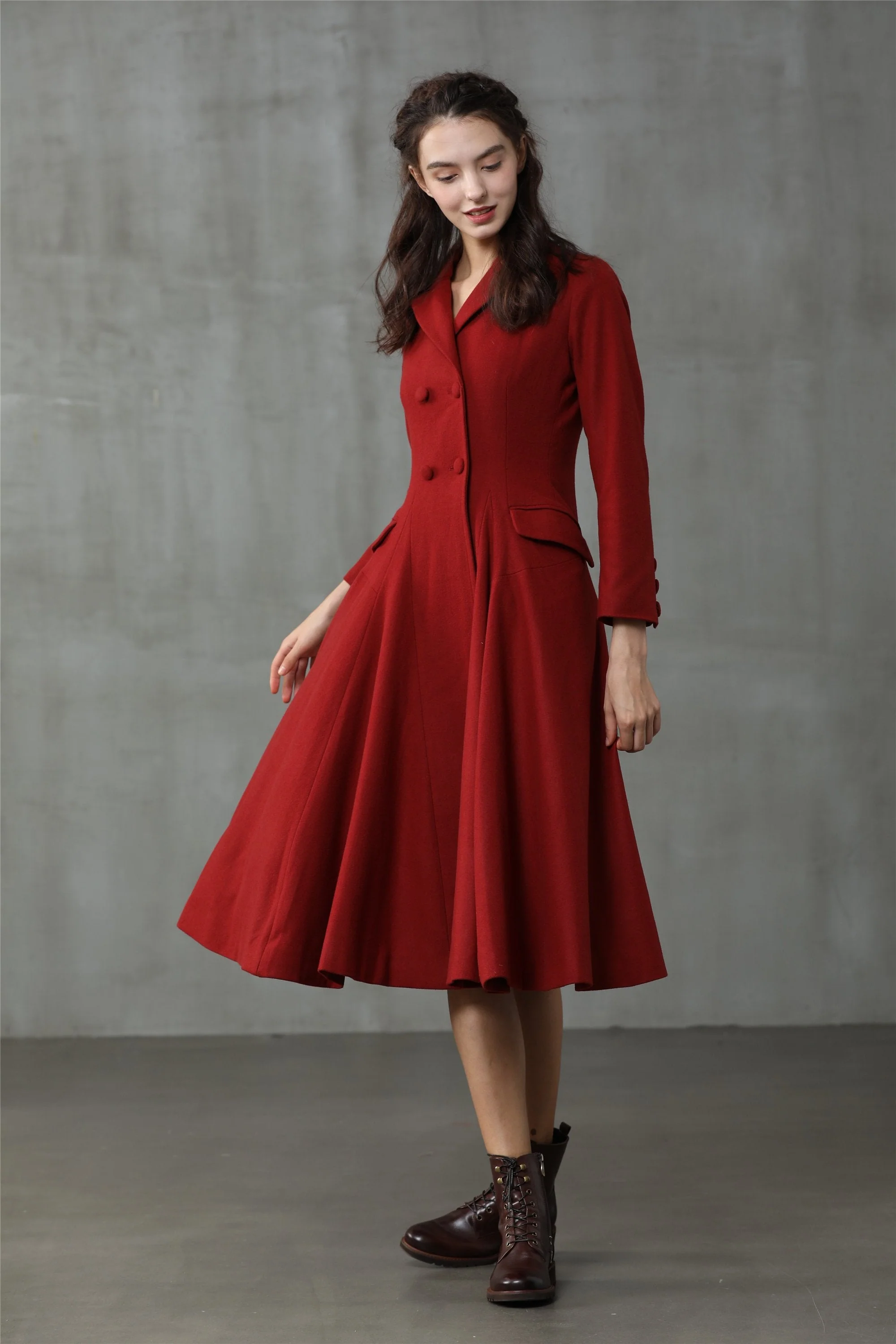 The Roman Holiday 17 | 100% wool classic coat - Image 20