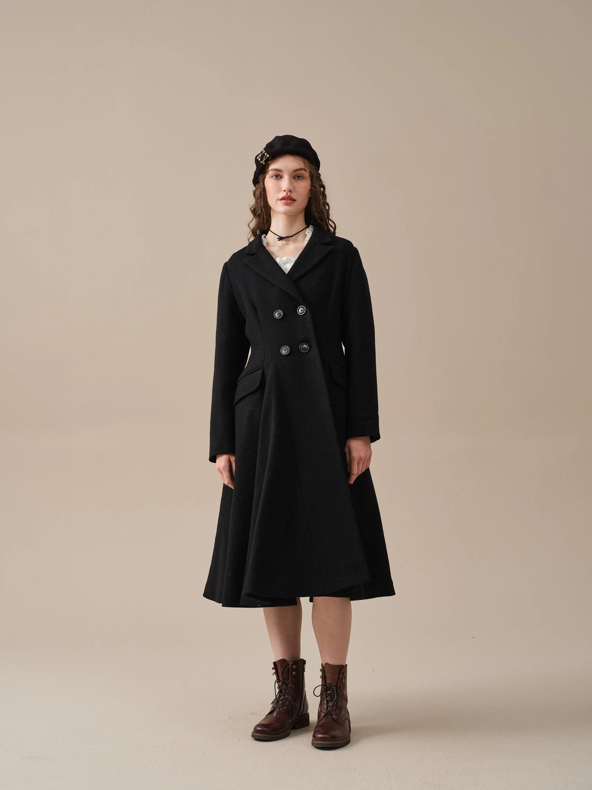 The Roman Holiday 17 | 100% wool classic coat - Image 8