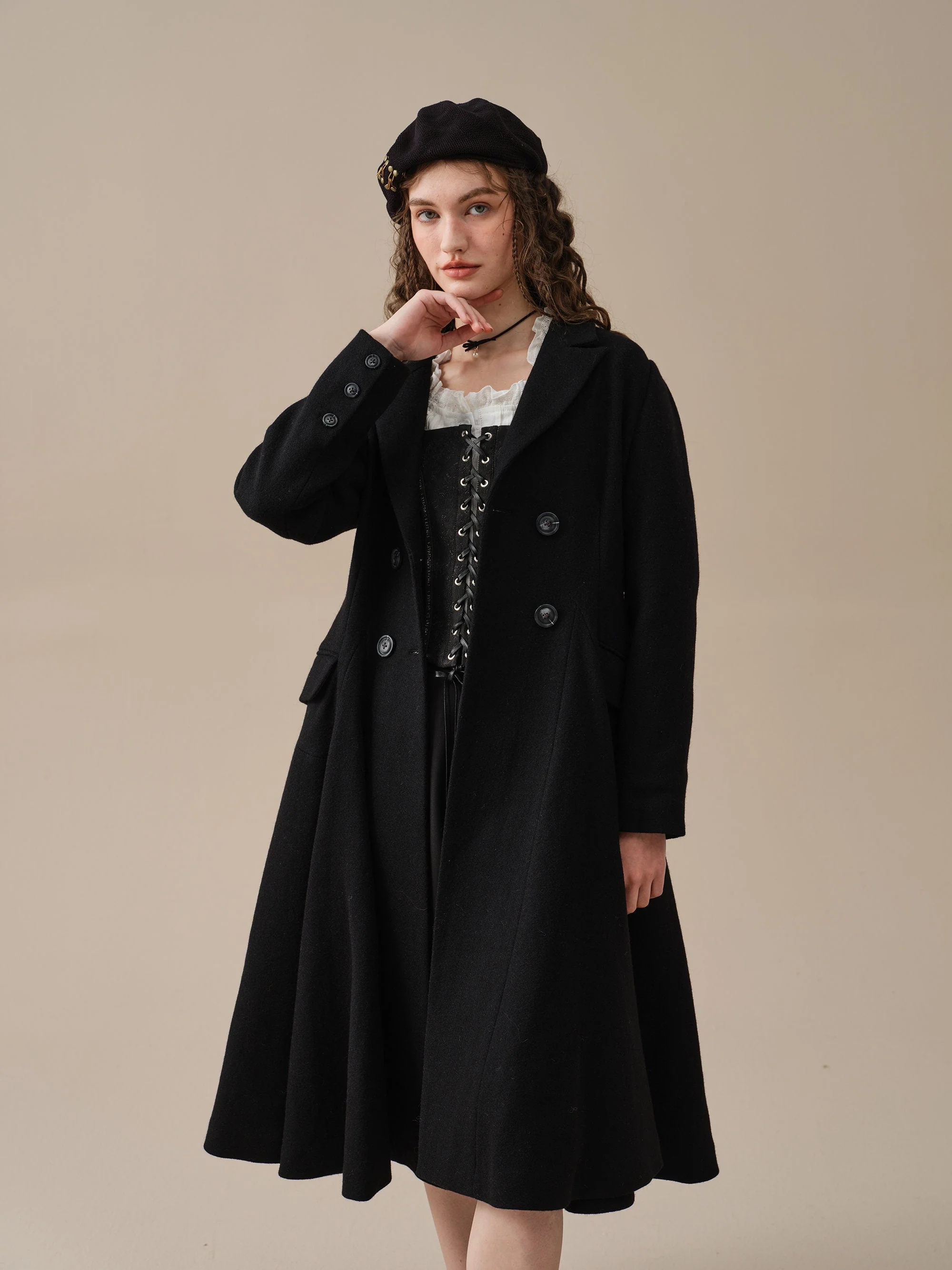 The Roman Holiday 17 | 100% wool classic coat - Image 9