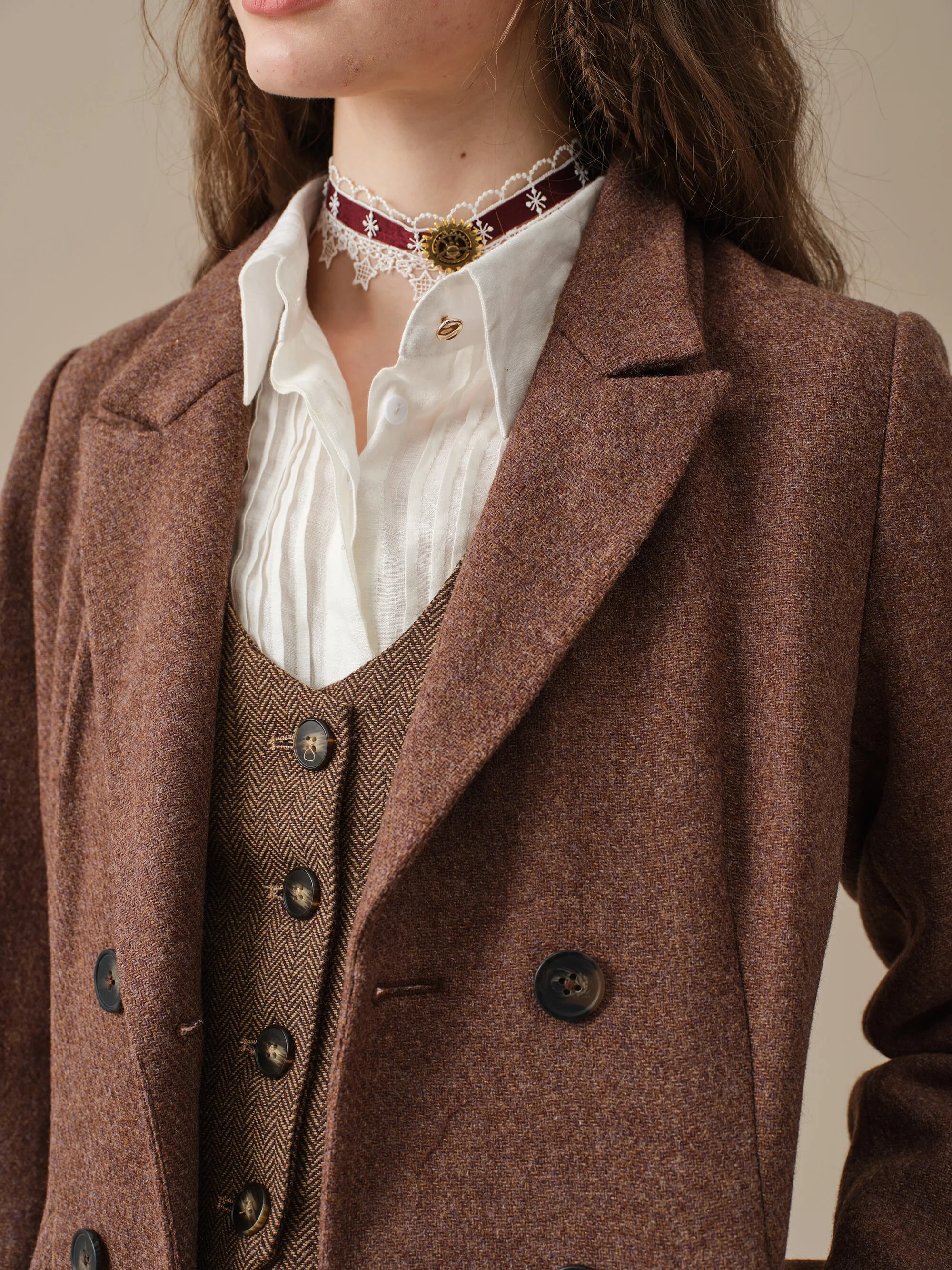 The Roman Holiday 17 | 100% wool classic coat - Image 10