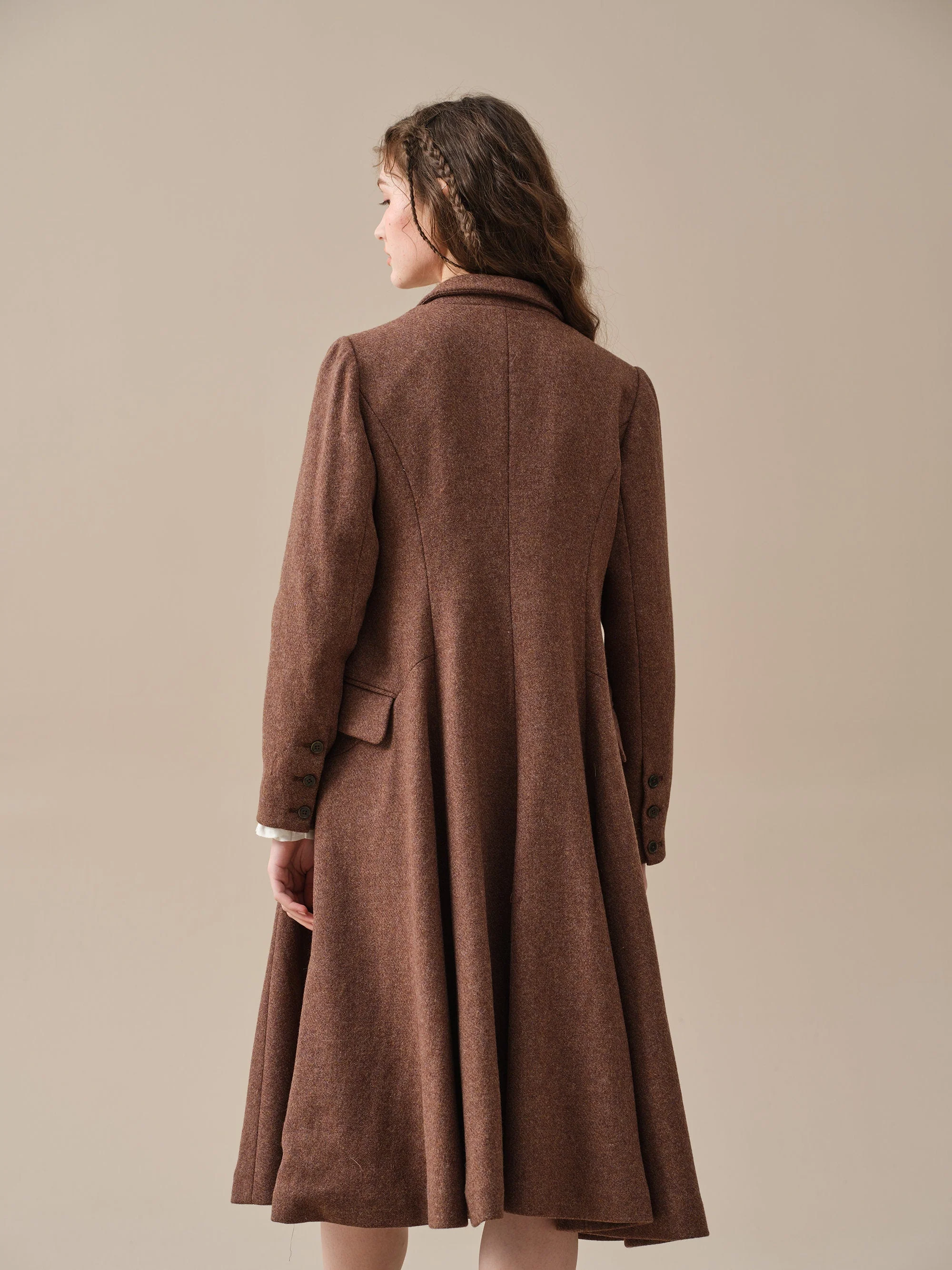 The Roman Holiday 17 | 100% wool classic coat - Image 11