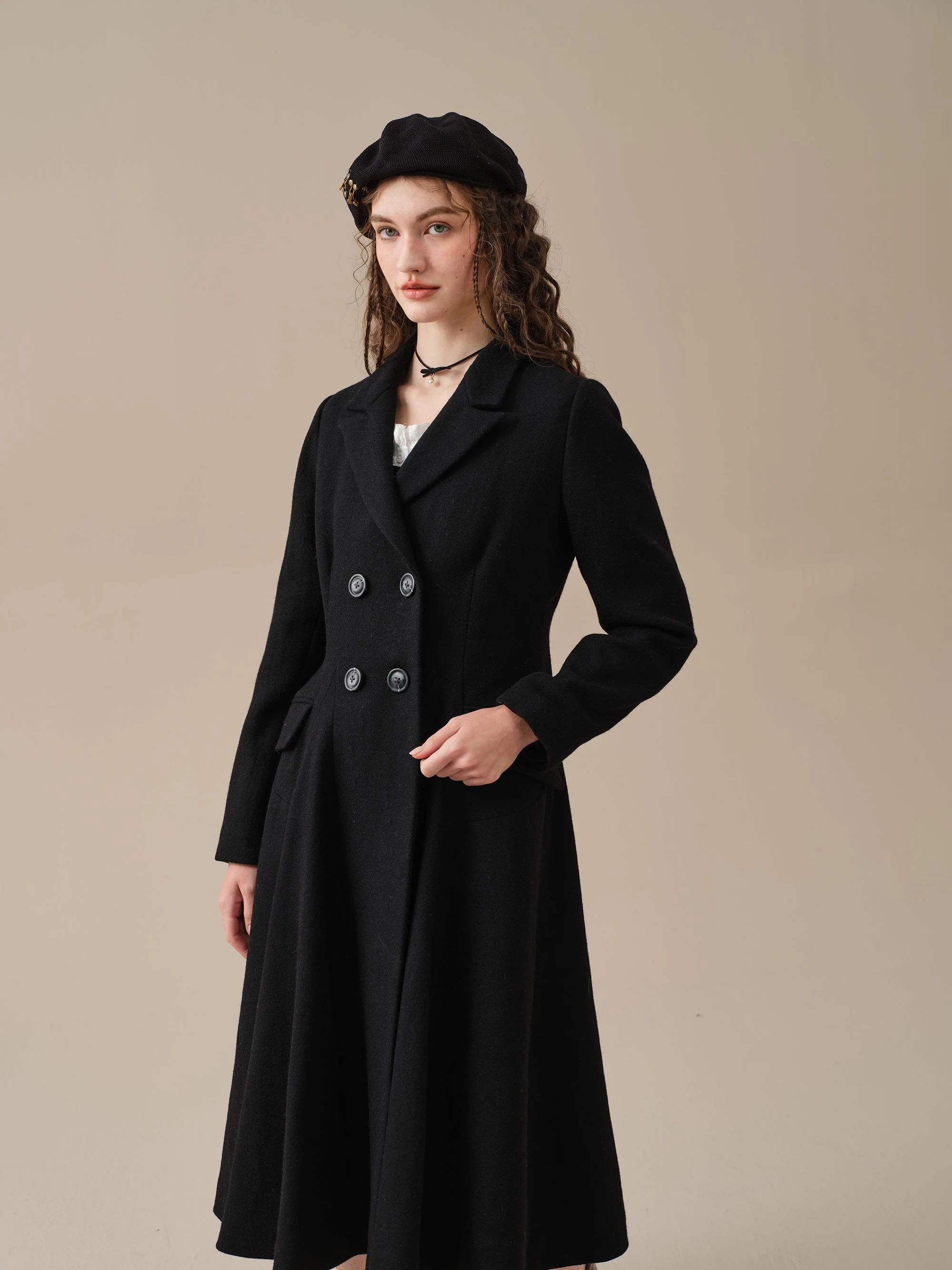 The Roman Holiday 17 | 100% wool classic coat - Image 24