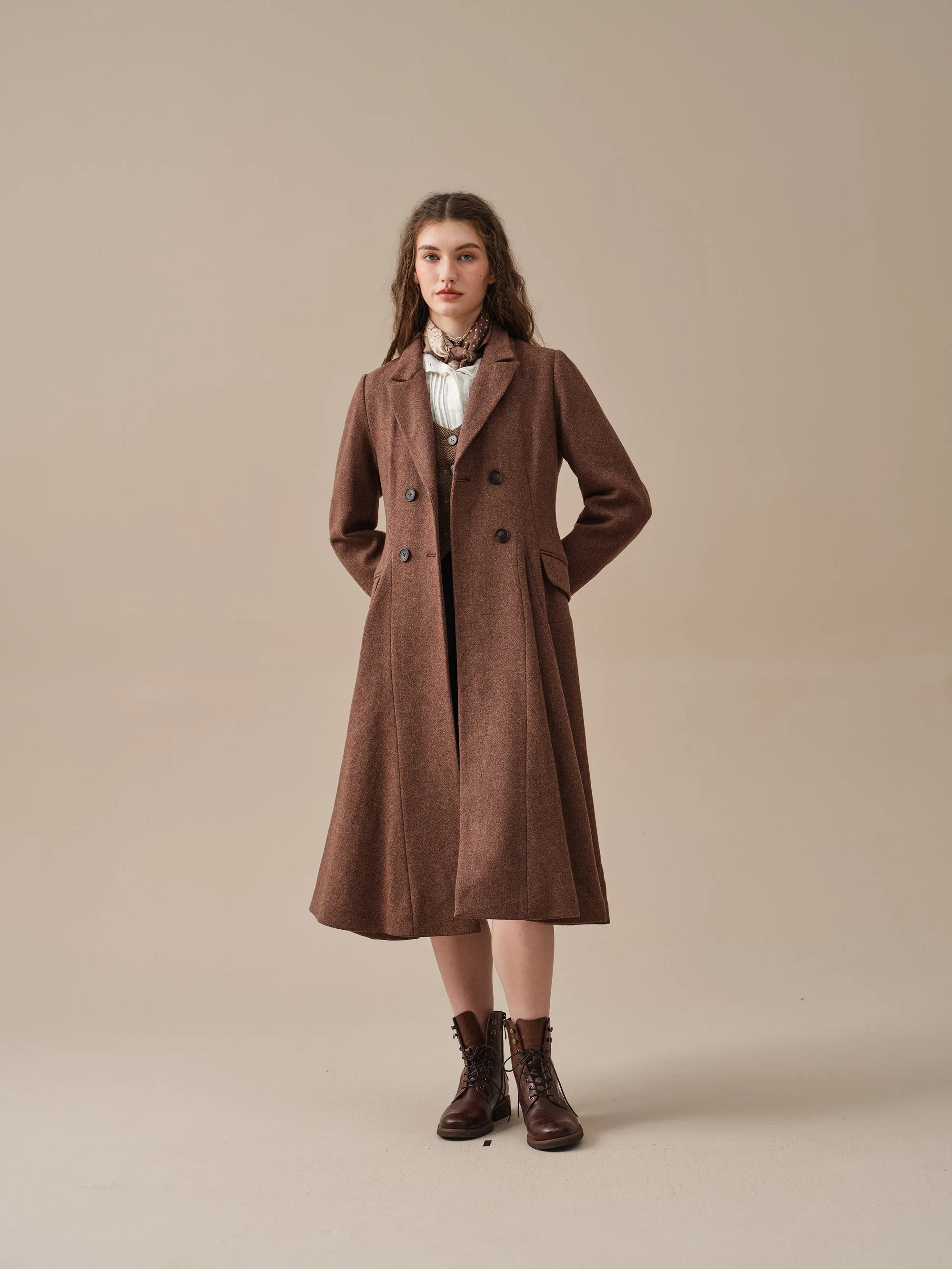 The Roman Holiday 17 | 100% wool classic coat - Image 25
