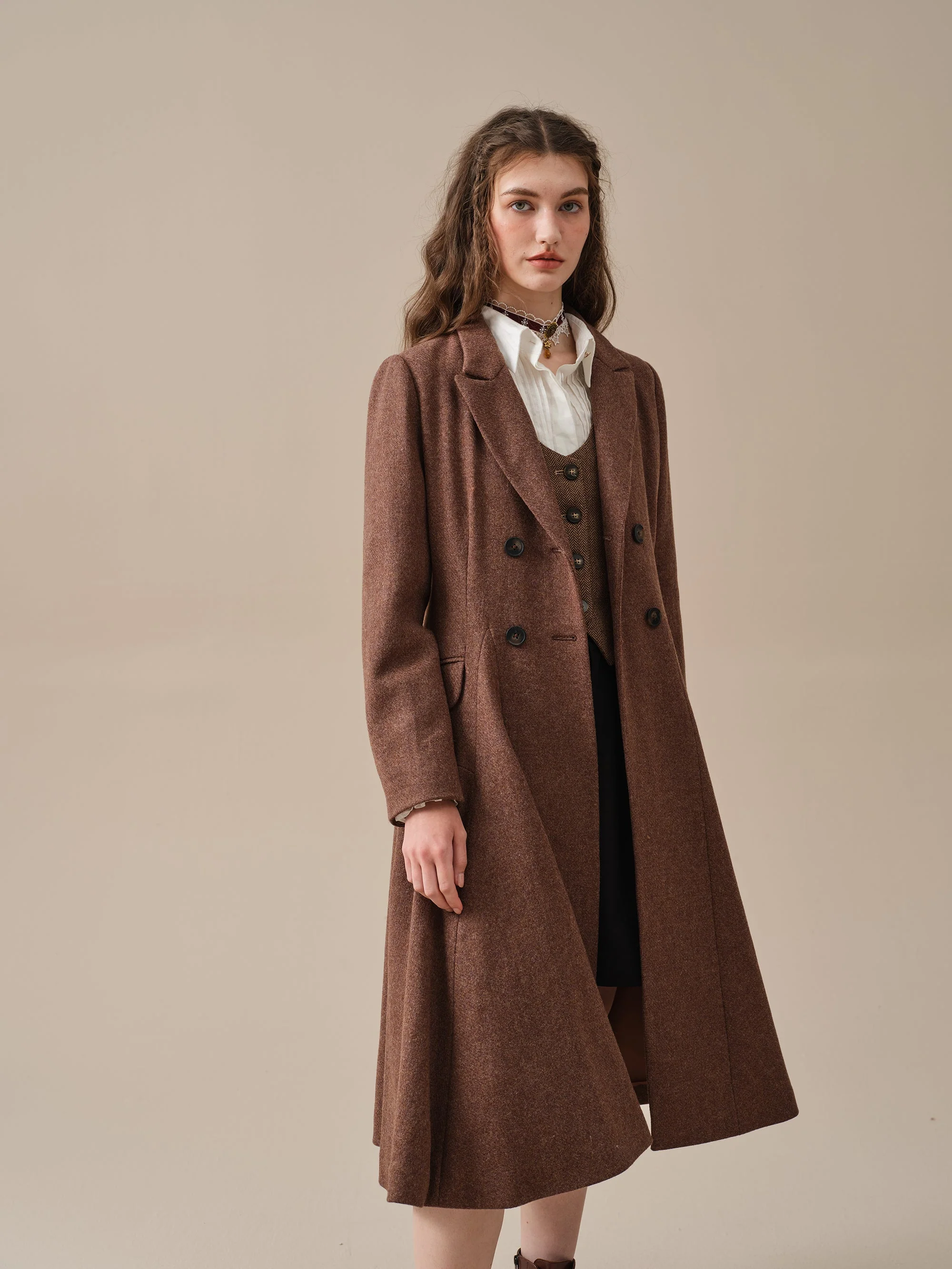 The Roman Holiday 17 | 100% wool classic coat - Image 31