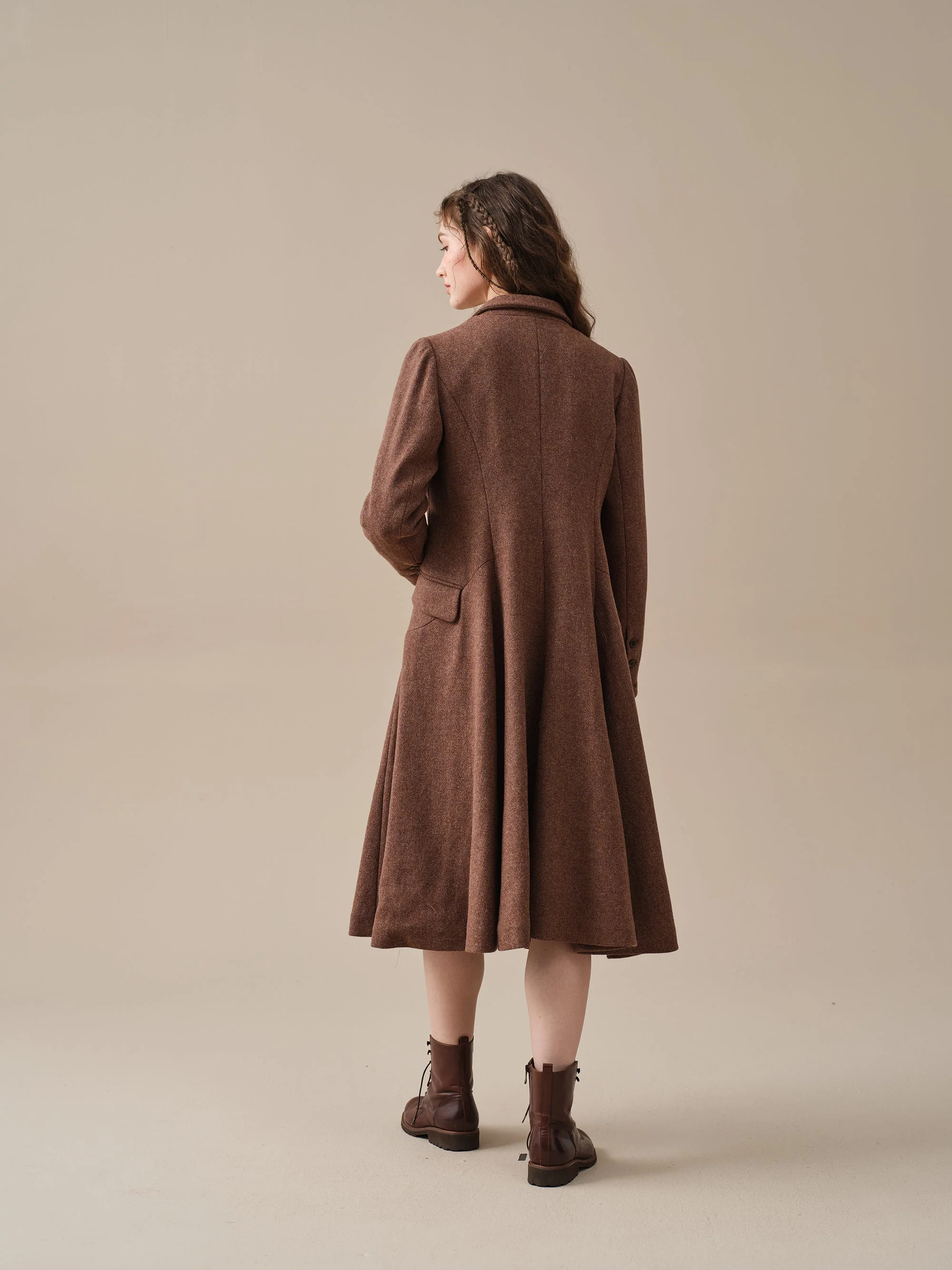 The Roman Holiday 17 | 100% wool classic coat - Image 33