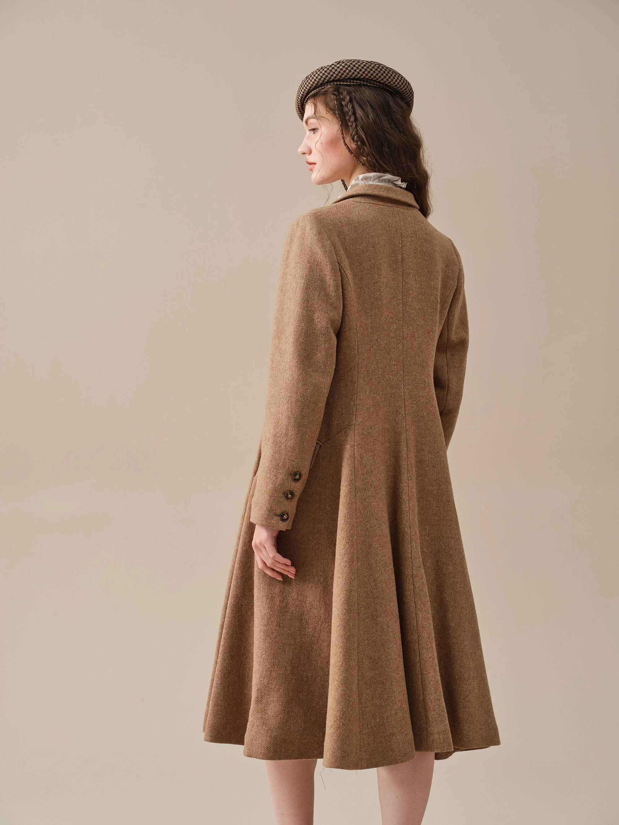 The Roman Holiday 17 | 100% wool classic coat - Image 12