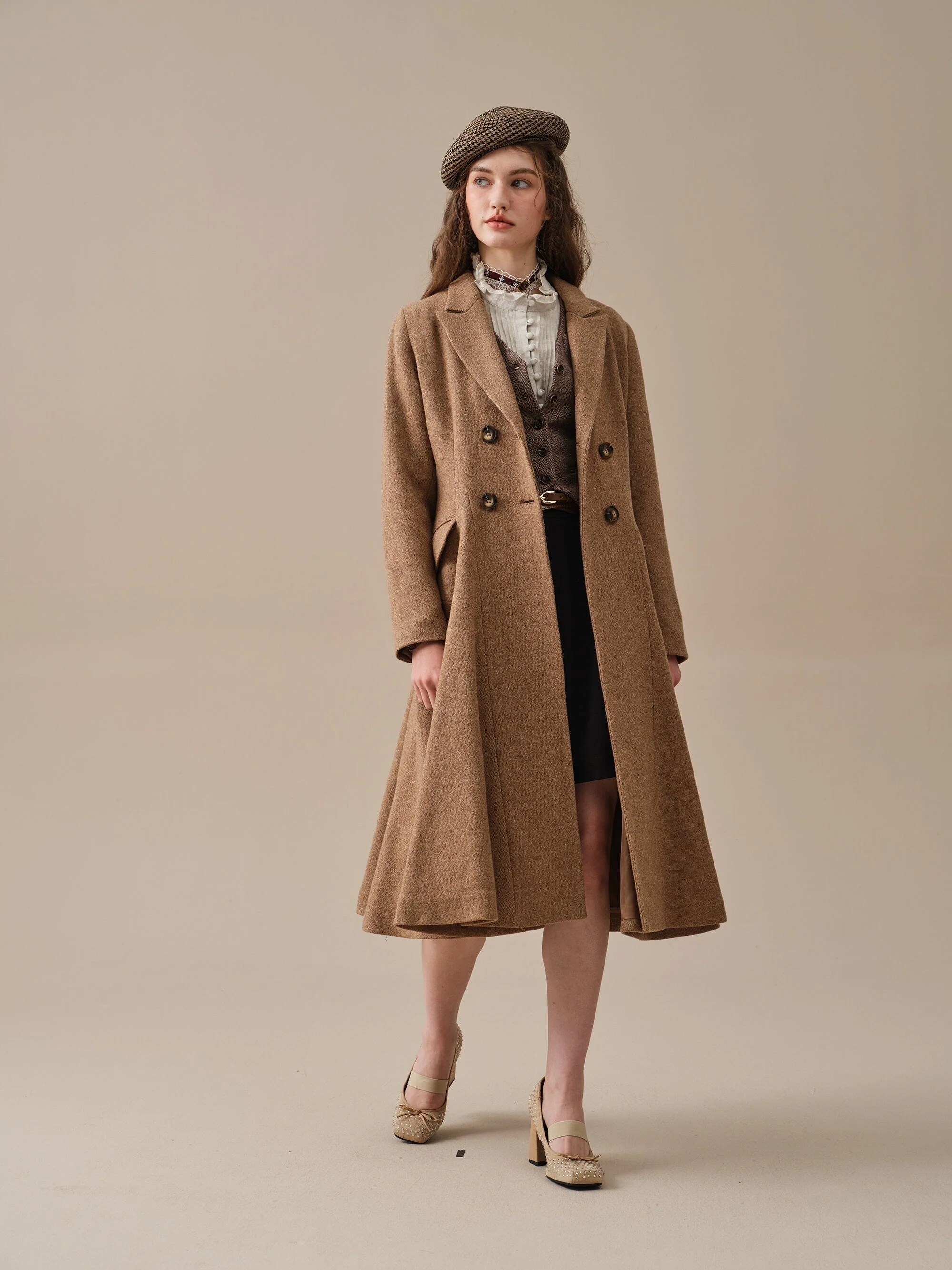 The Roman Holiday 17 | 100% wool classic coat - Image 15