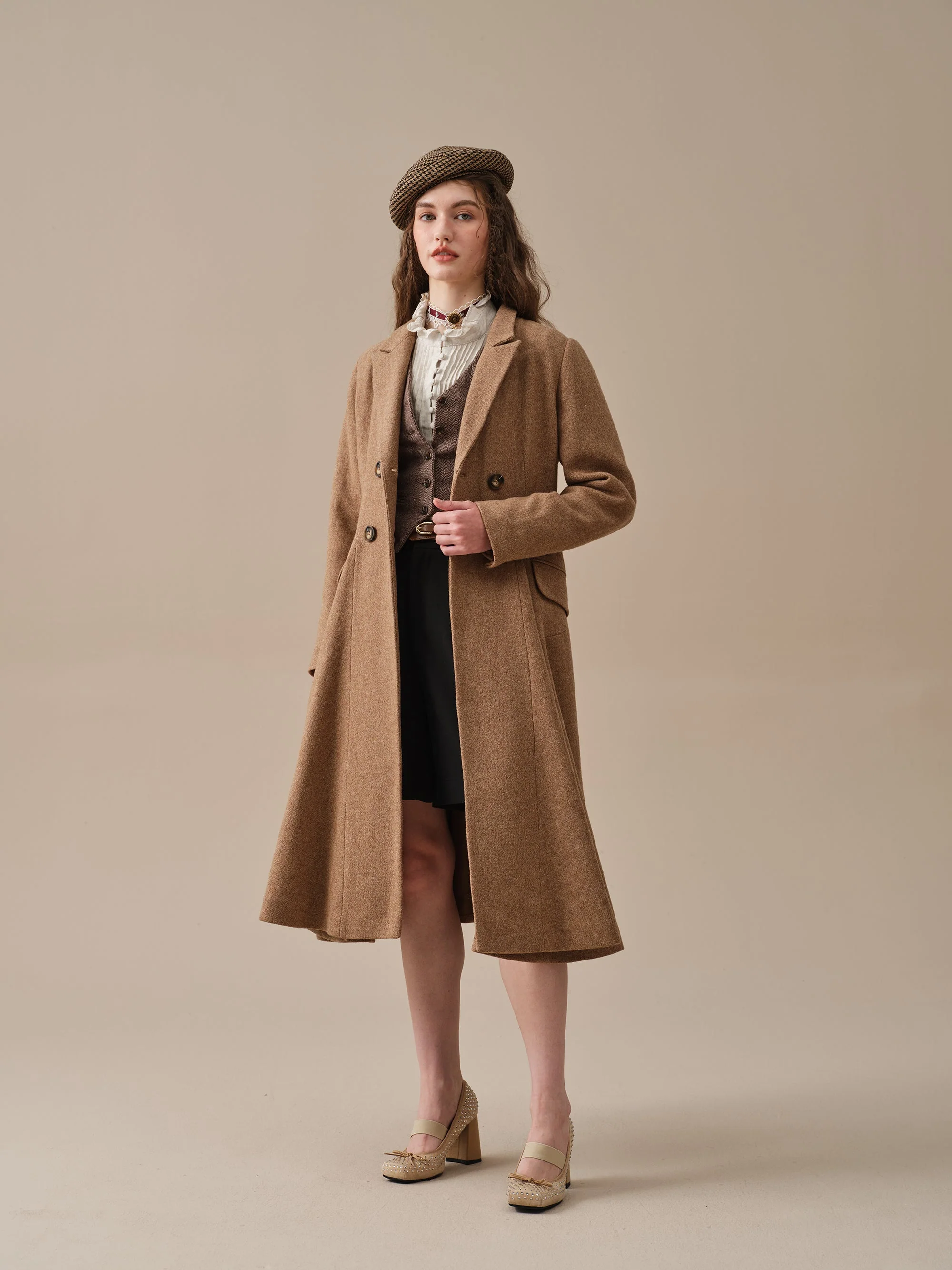 The Roman Holiday 17 | 100% wool classic coat - Image 17