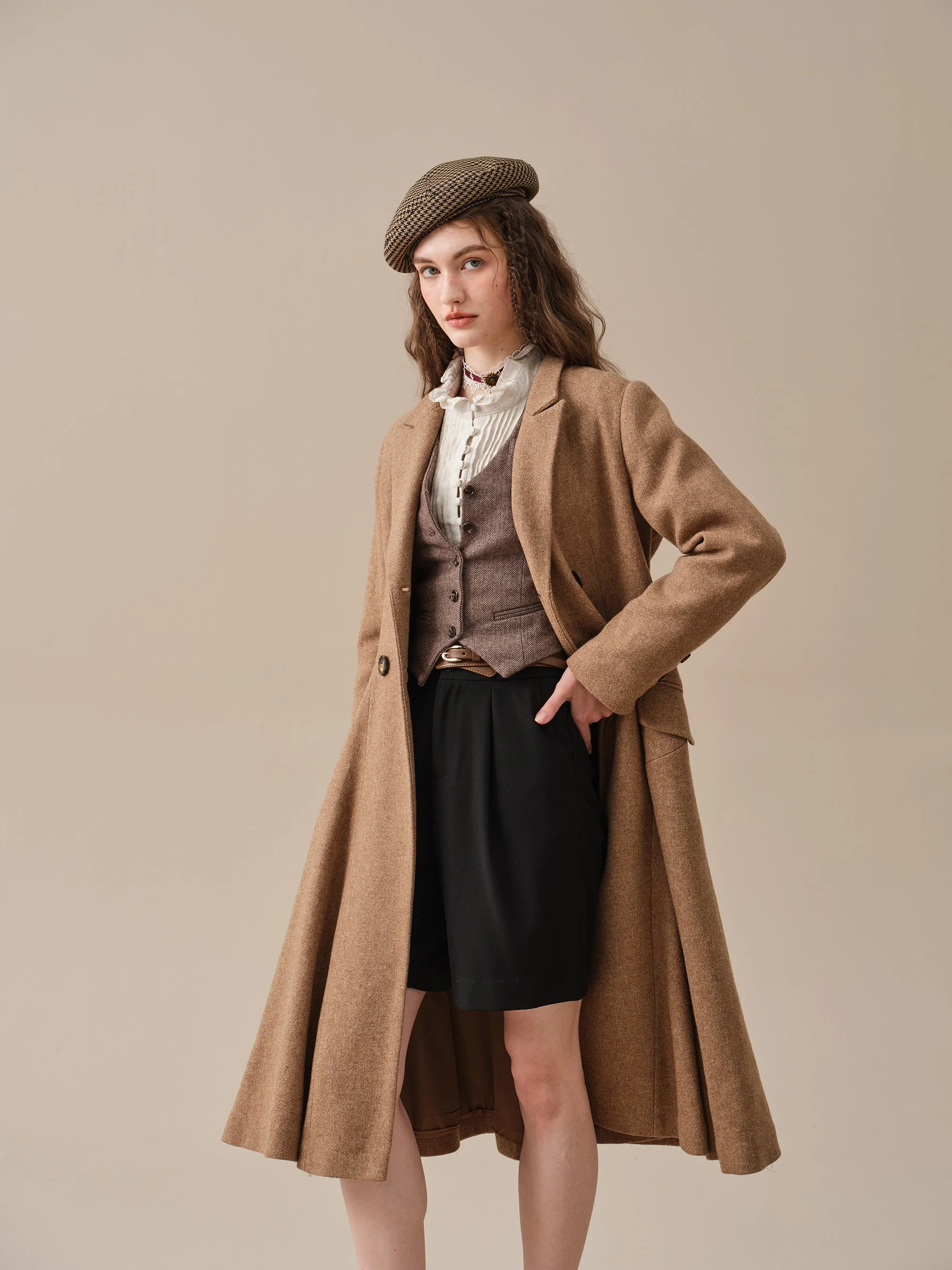 The Roman Holiday 17 | 100% wool classic coat - Image 21
