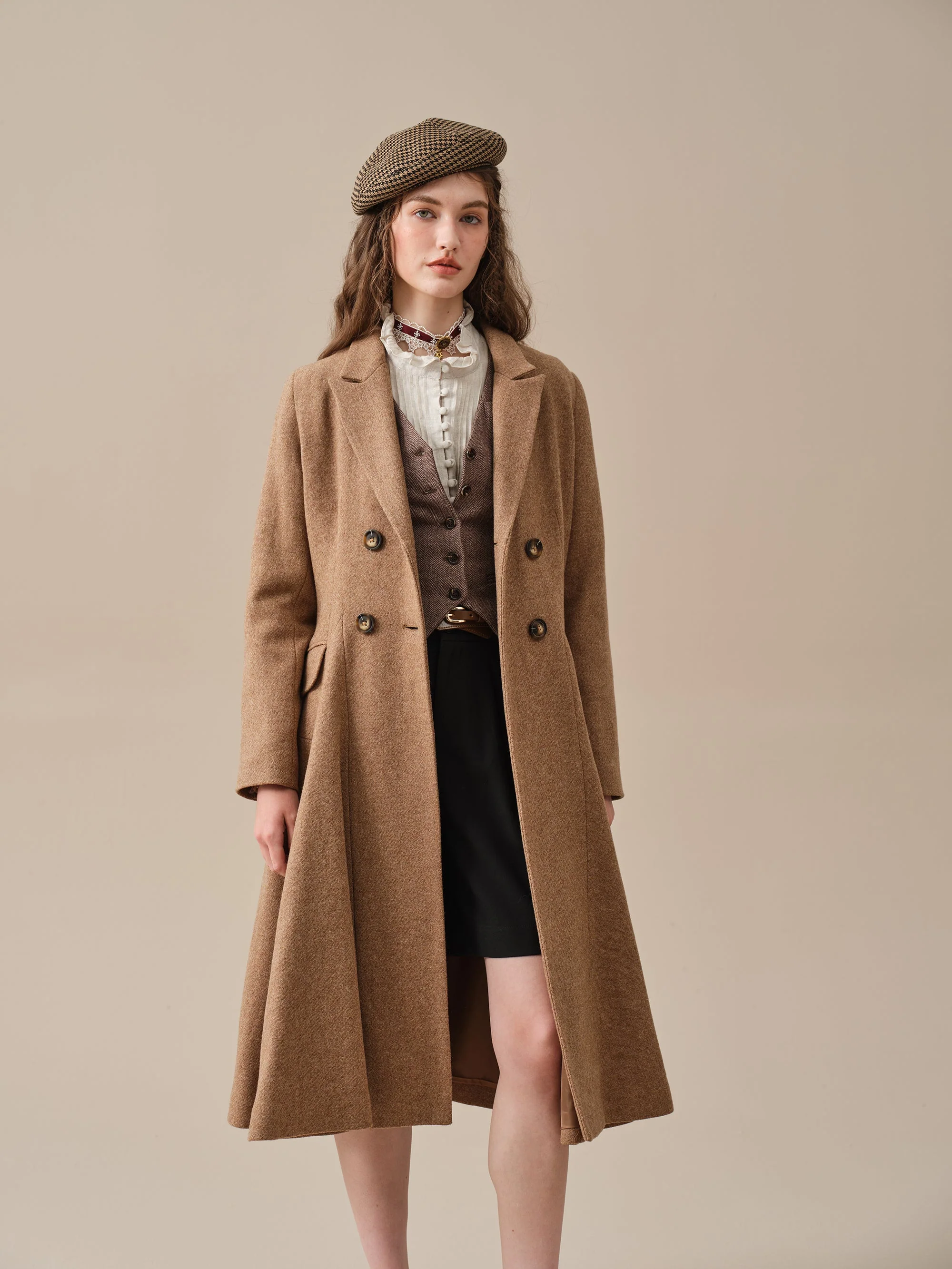 The Roman Holiday 17 | 100% wool classic coat - Image 22