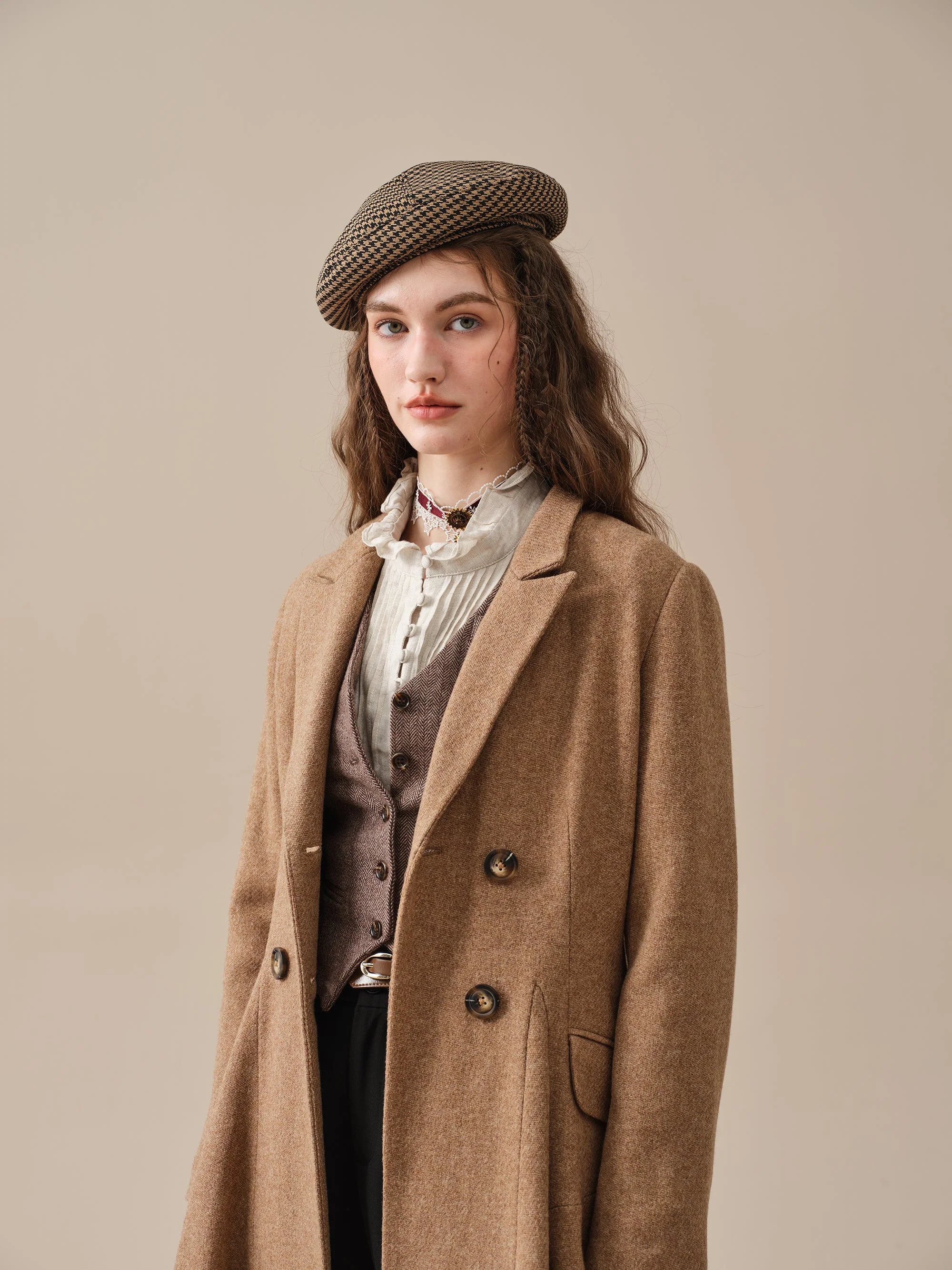 The Roman Holiday 17 | 100% wool classic coat - Image 23
