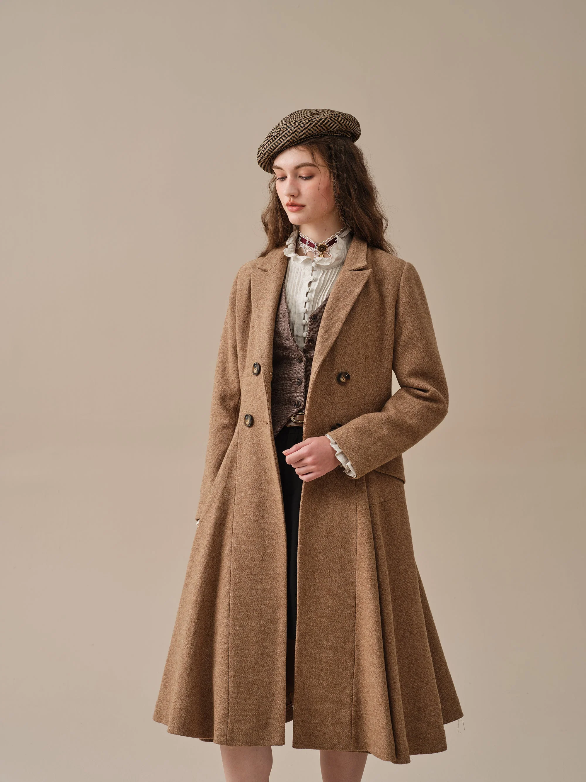 The Roman Holiday 17 | 100% wool classic coat - Image 25