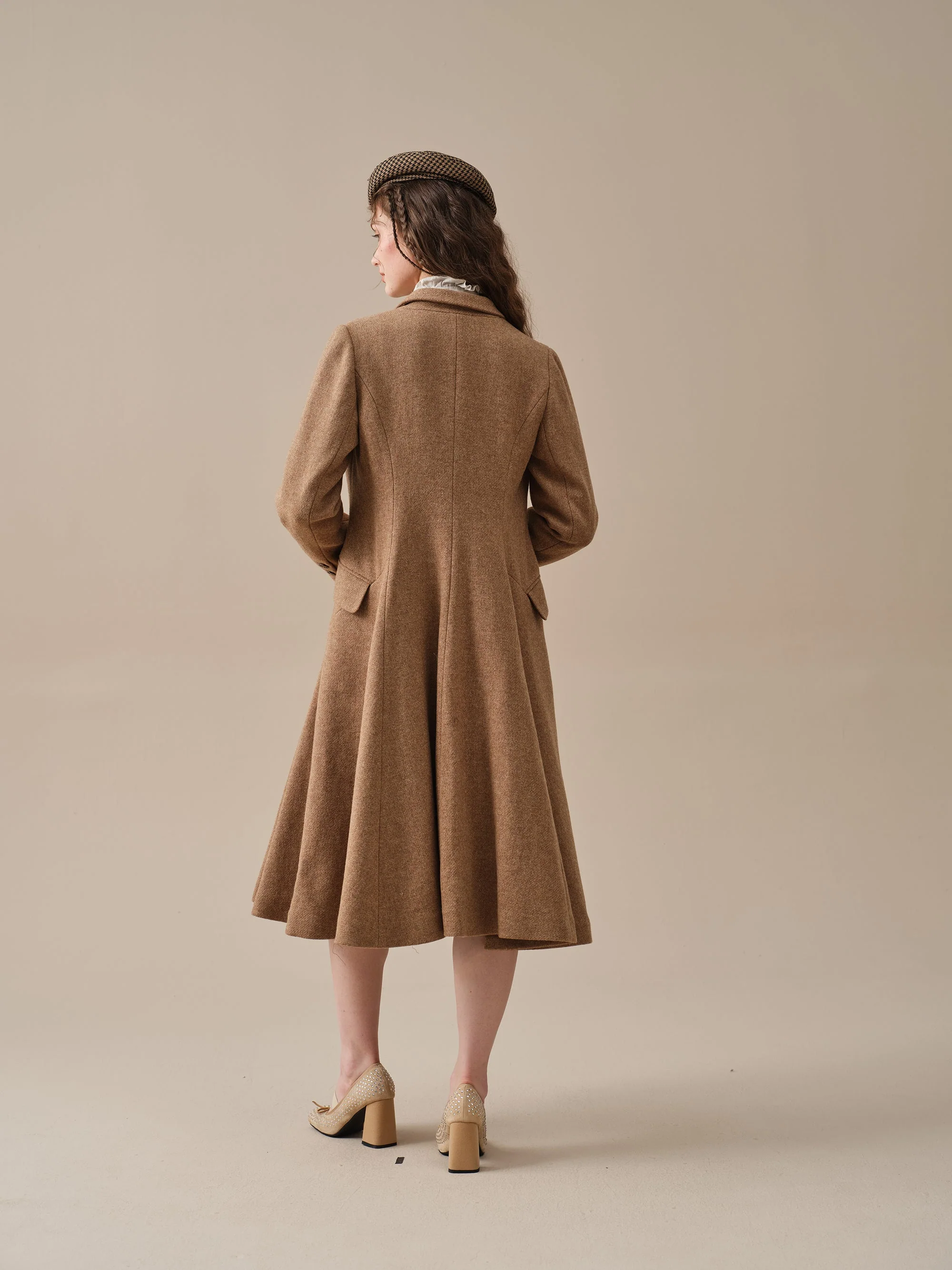 The Roman Holiday 17 | 100% wool classic coat - Image 27