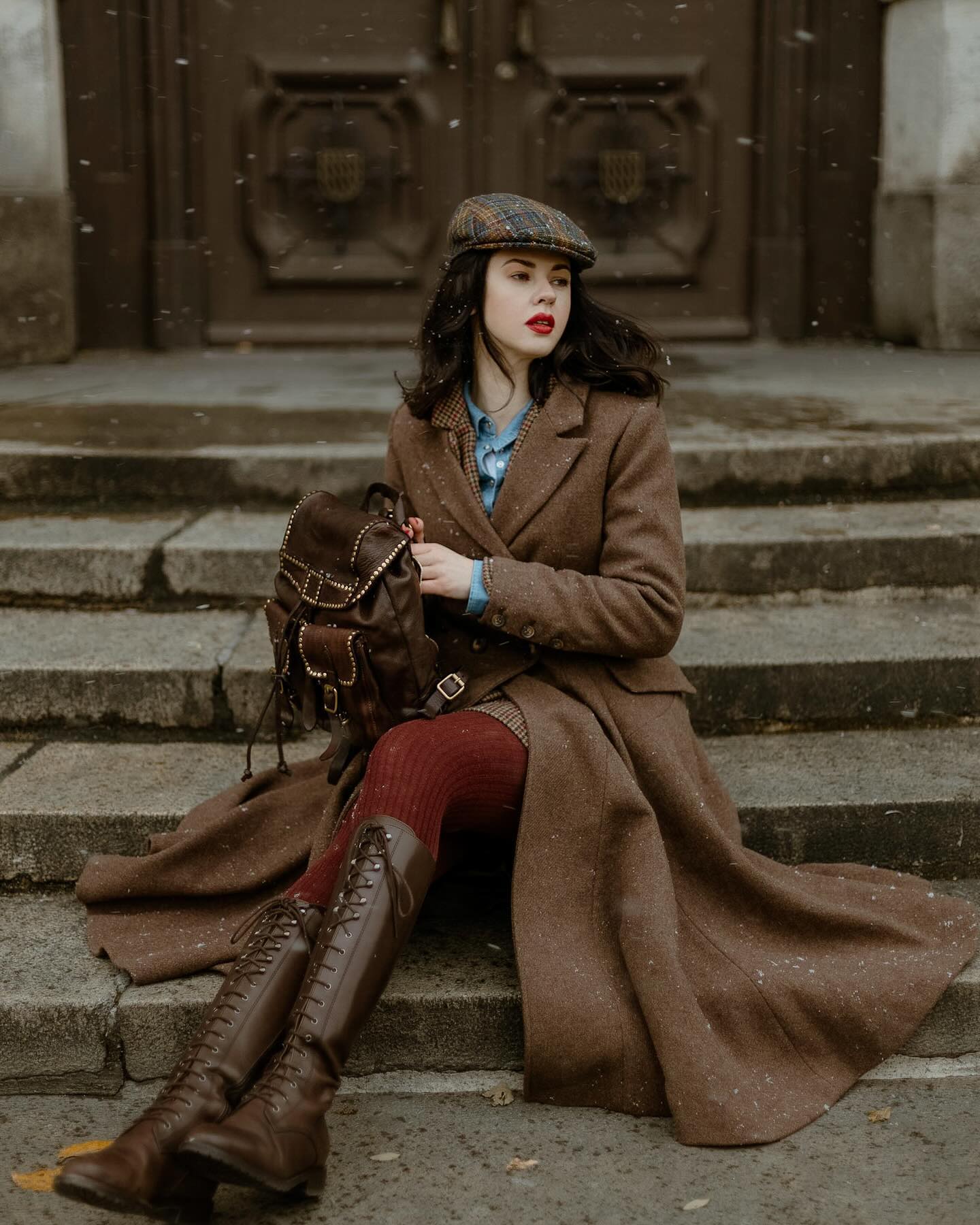The Roman Holiday 17 | 100% wool classic coat - Image 31