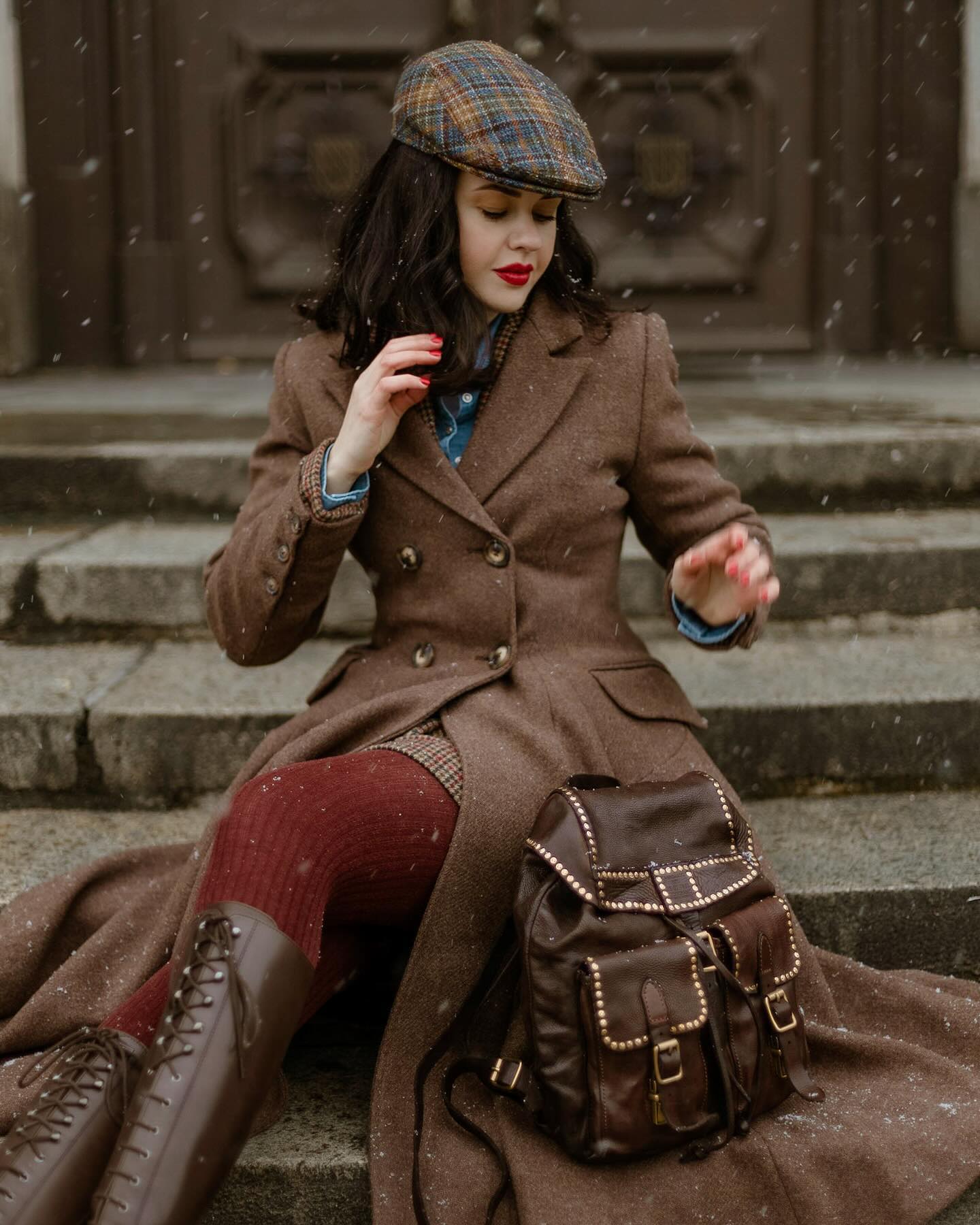 The Roman Holiday 17 | 100% wool classic coat - Image 32