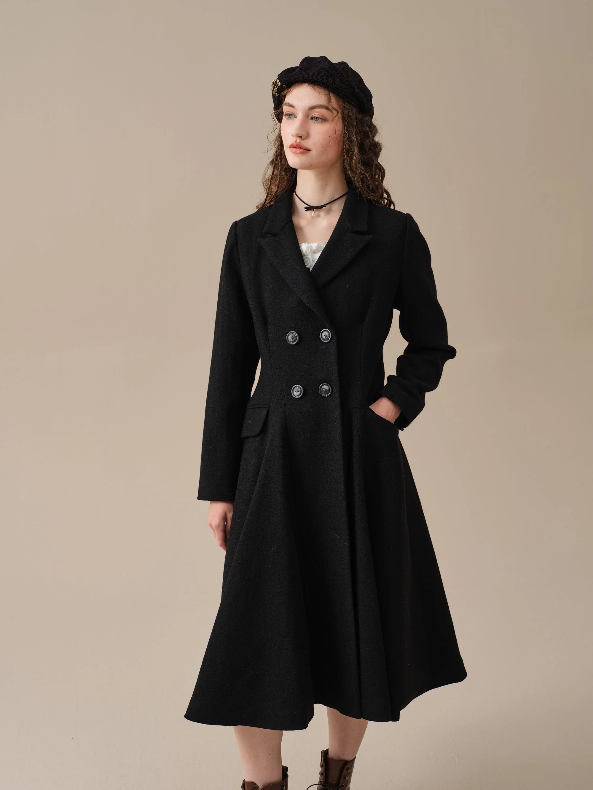The Roman Holiday 17 | 100% wool classic coat - Image 34