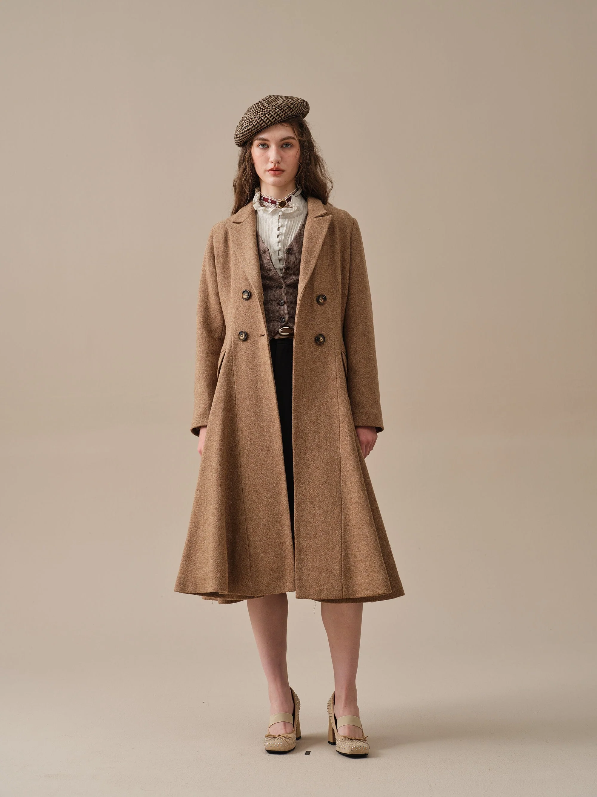 The Roman Holiday 17 | 100% wool classic coat - Image 9