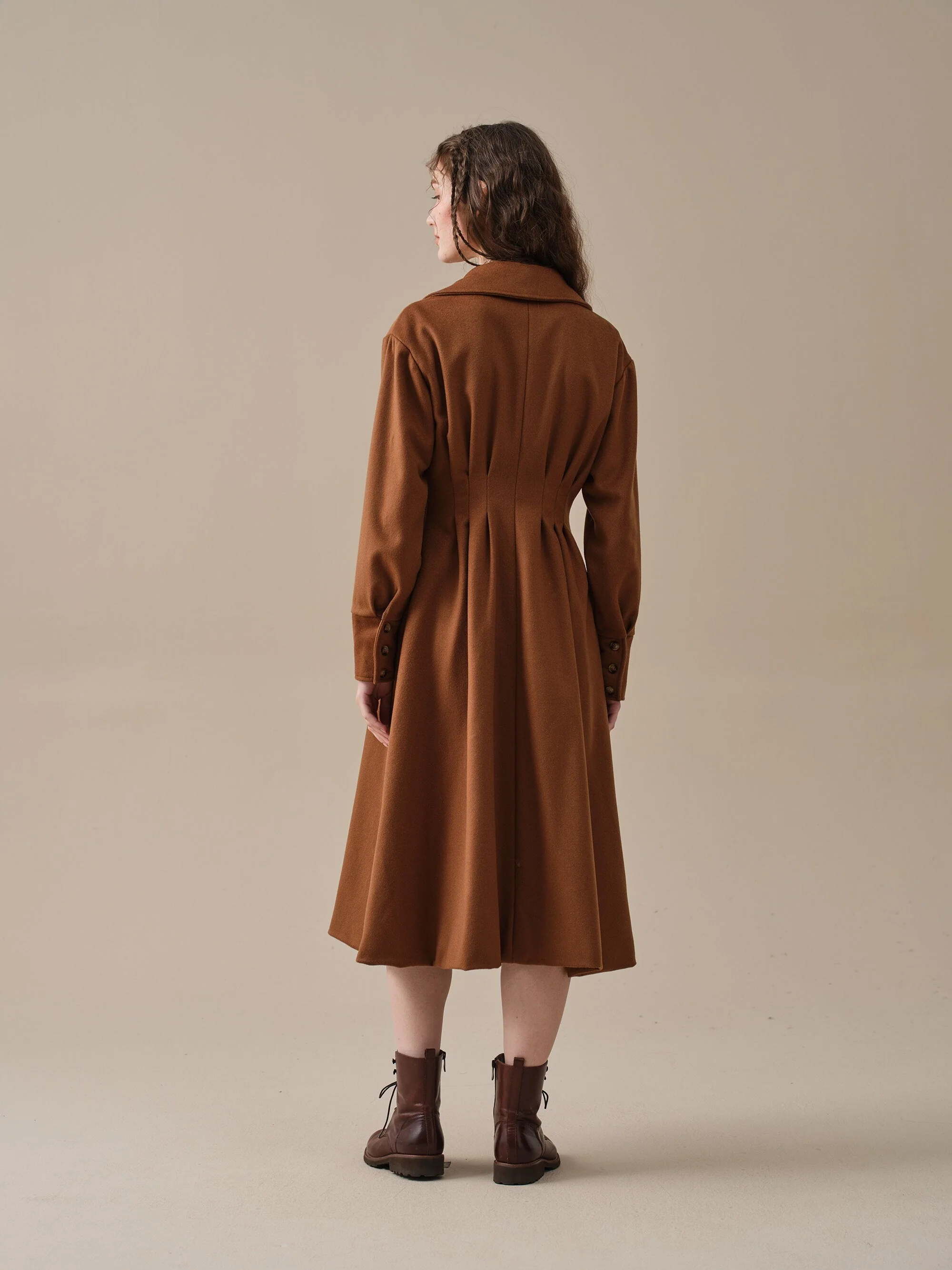 A ROMANCE 31 | DOUBLE BREASTED WOOL COAT - Image 6