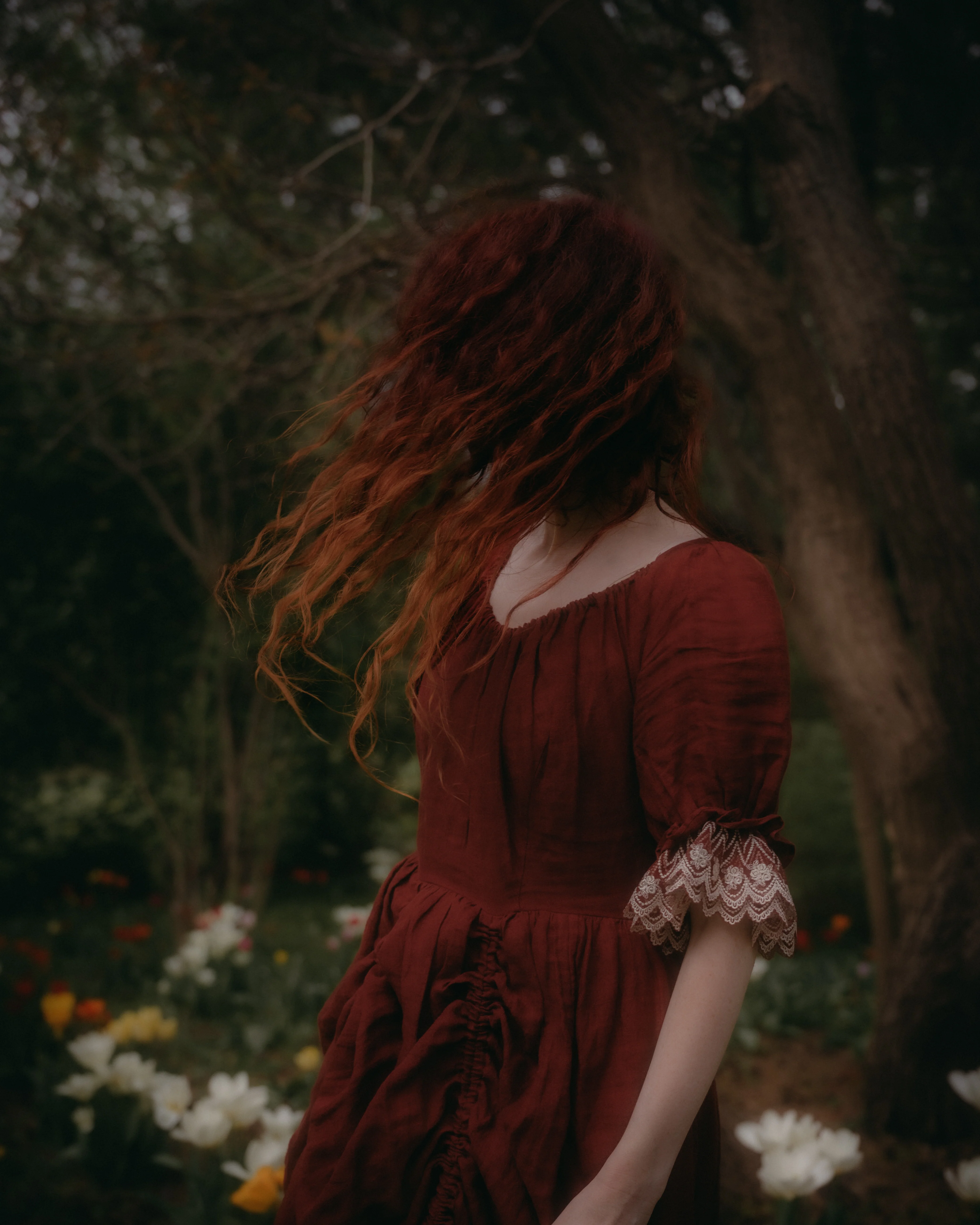 Elowen 27 | Lace Linen dress gown ( 2 way to wear ) - Image 39
