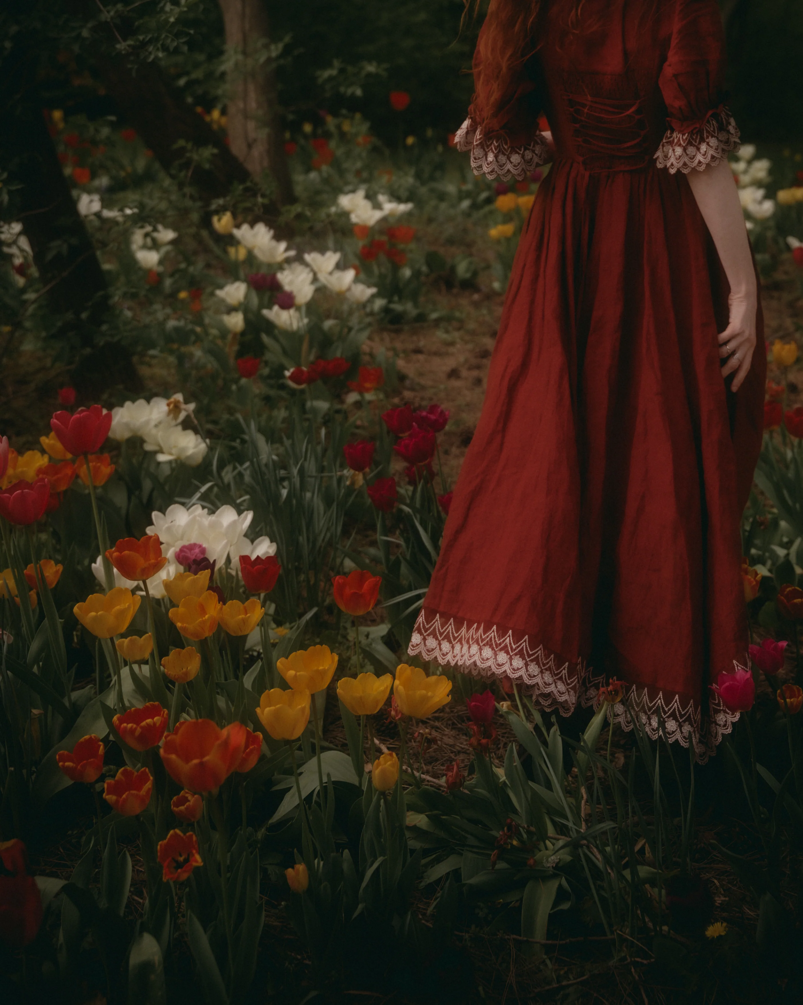 Elowen 27 | Lace Linen dress gown ( 2 way to wear ) - Image 29