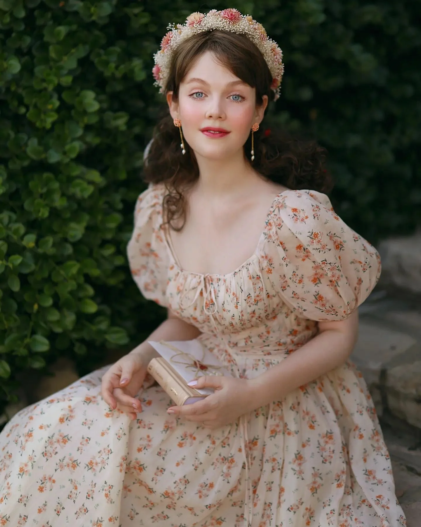 Alice 19 | Floral linen dress - Image 4