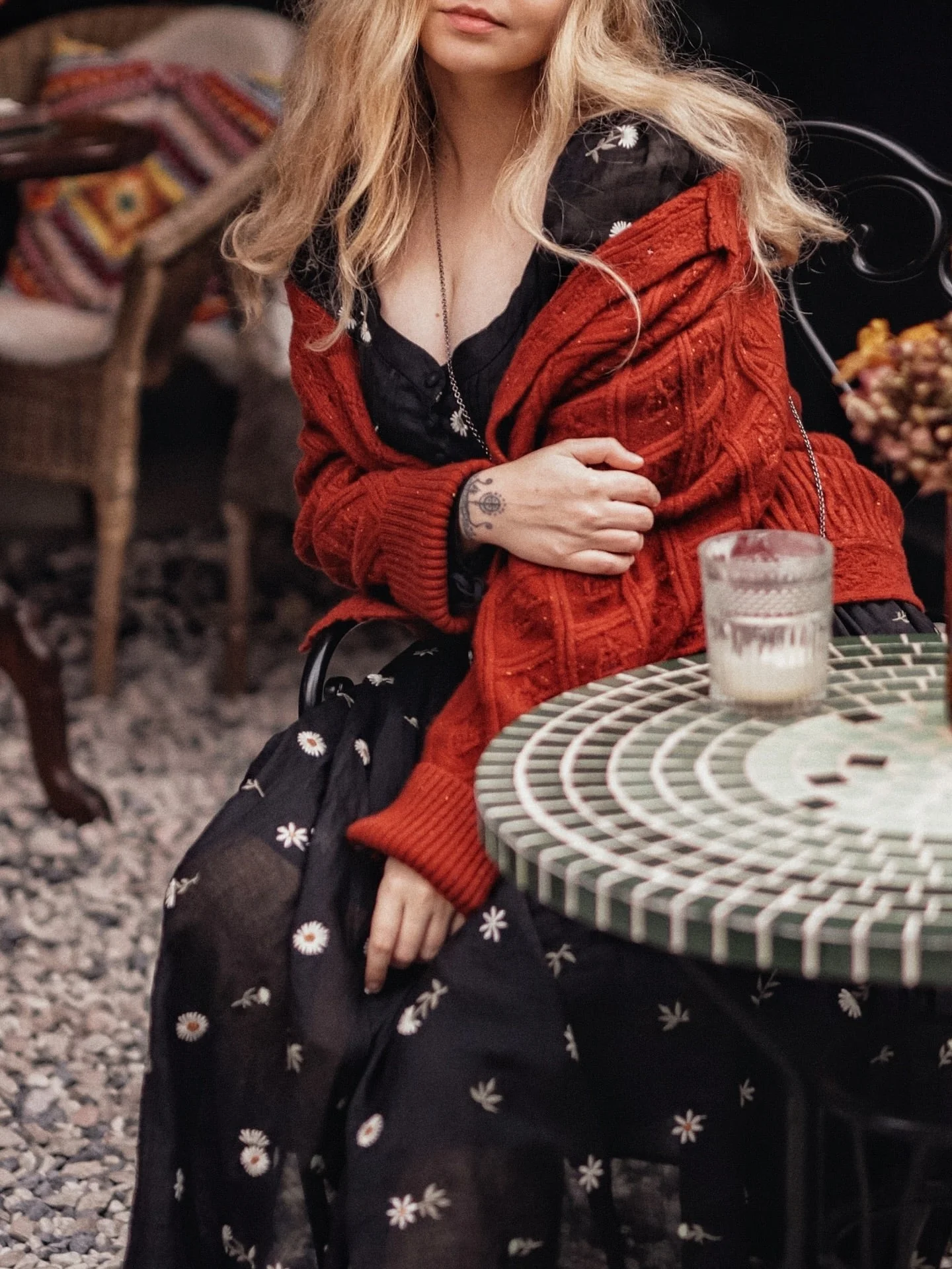 Phoenix 24 | Embroidery Daisy Linen Dress - Image 17