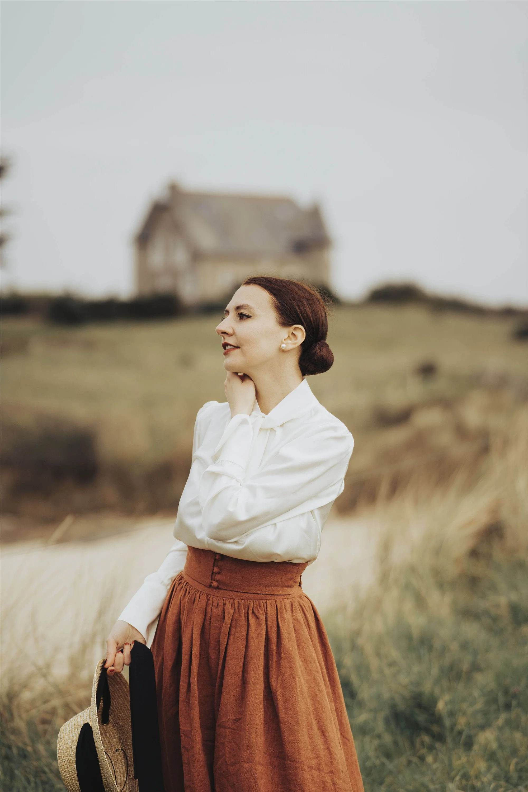 Hannah 38 |  Girdle linen skirt - Image 14