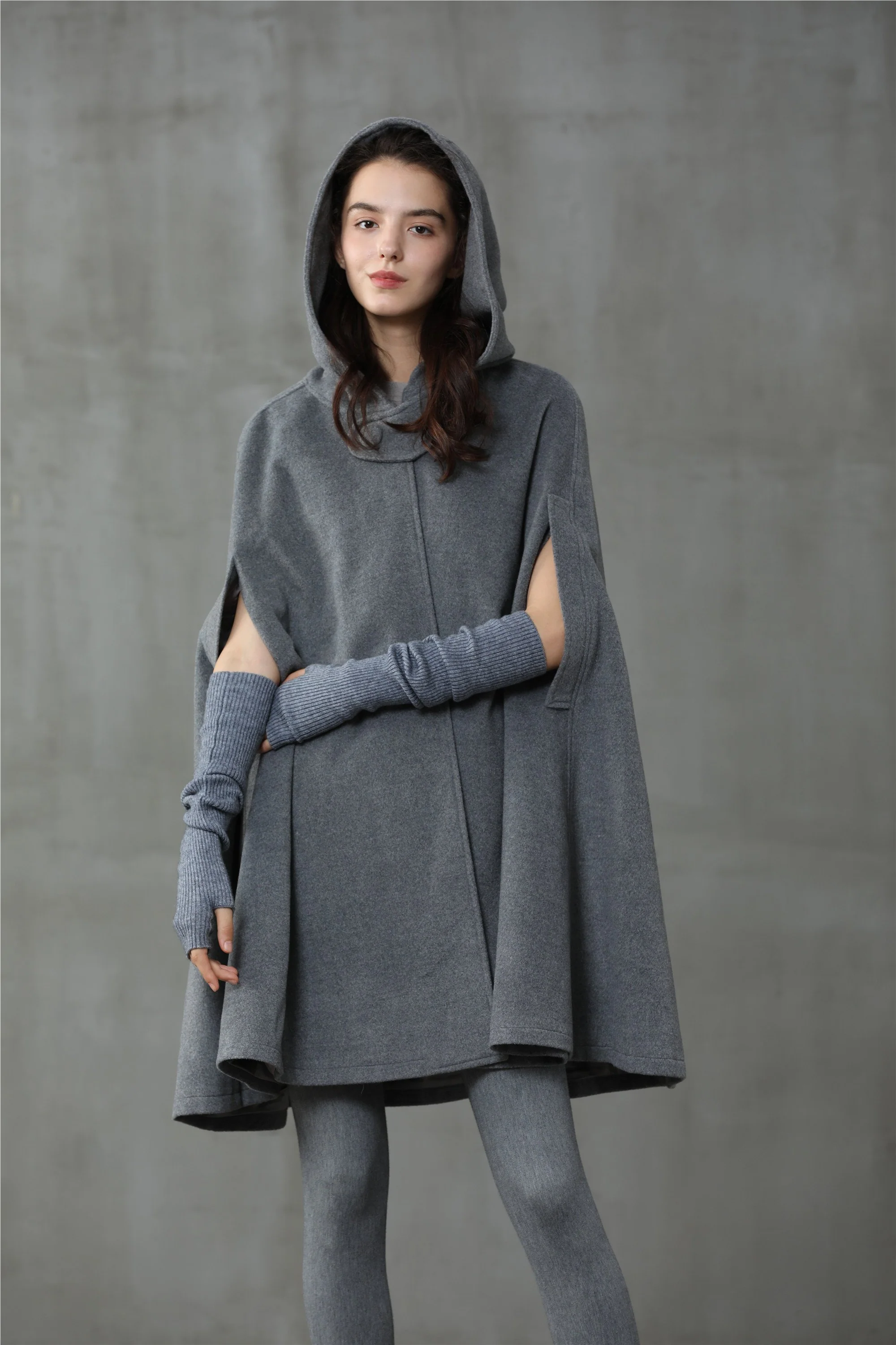 The New Yorker | Hooded Cashmere Cape - Image 10
