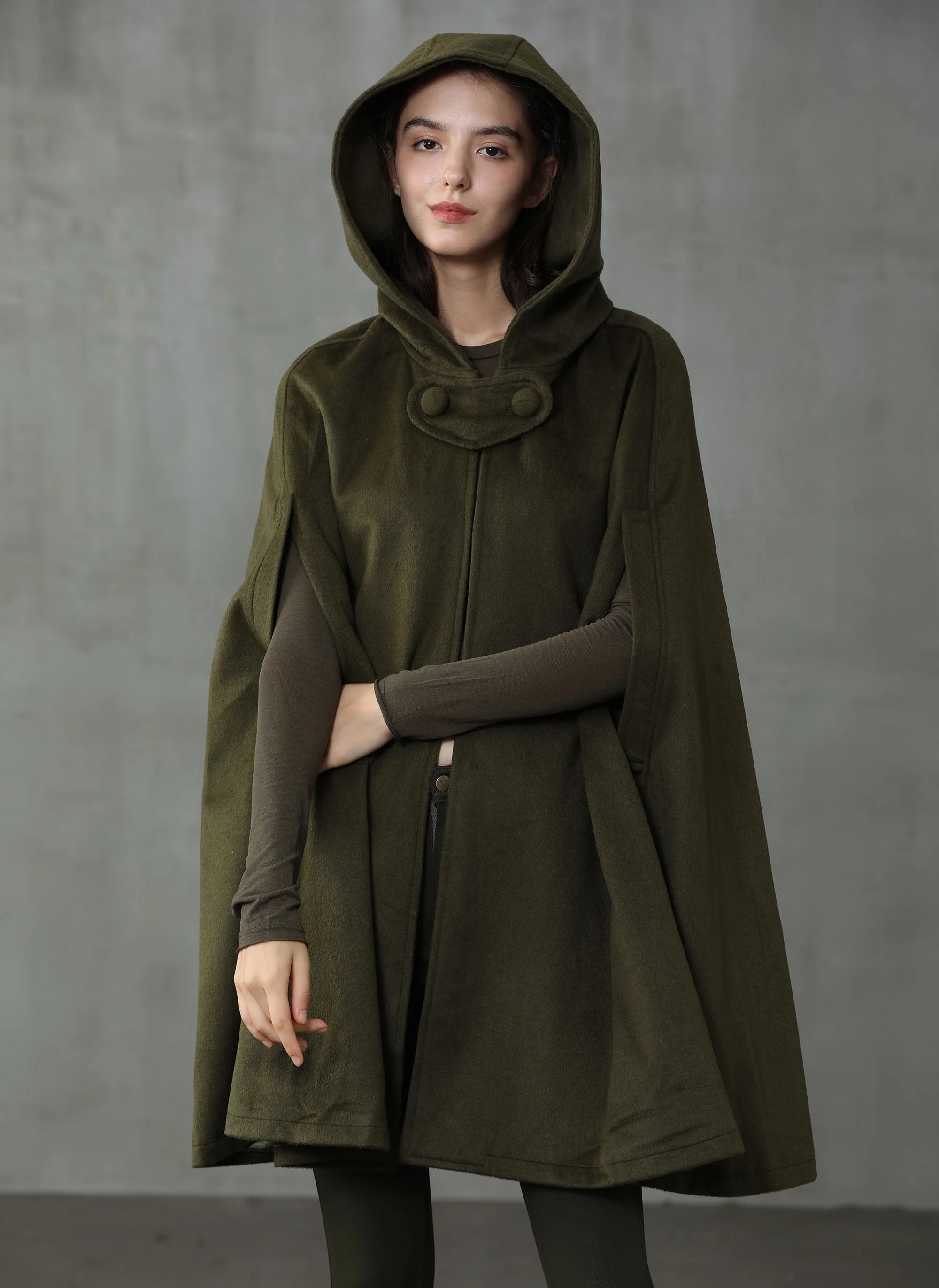 The New Yorker | Hooded Cashmere Cape - Image 13