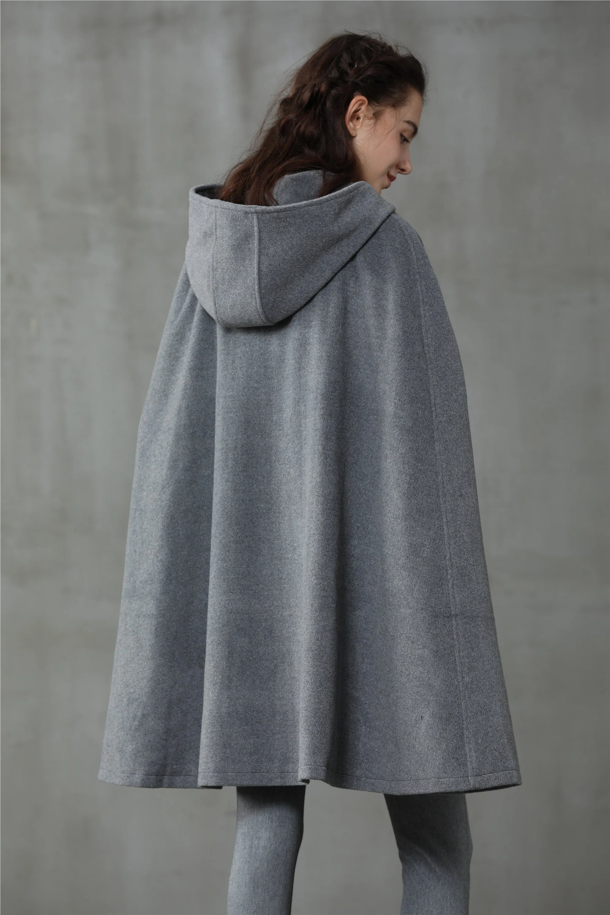 The New Yorker | Hooded Cashmere Cape - Image 6