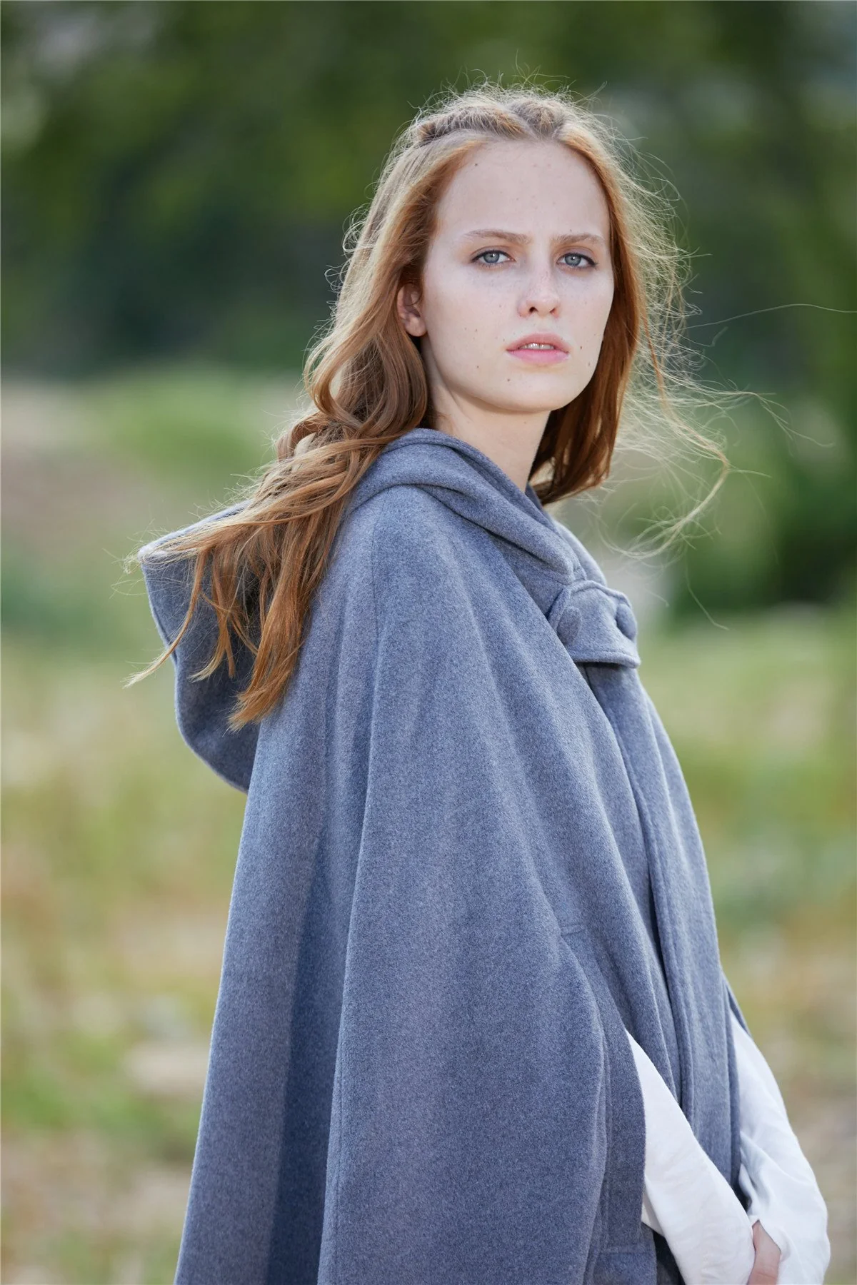 The New Yorker | Hooded Cashmere Cape - Image 12