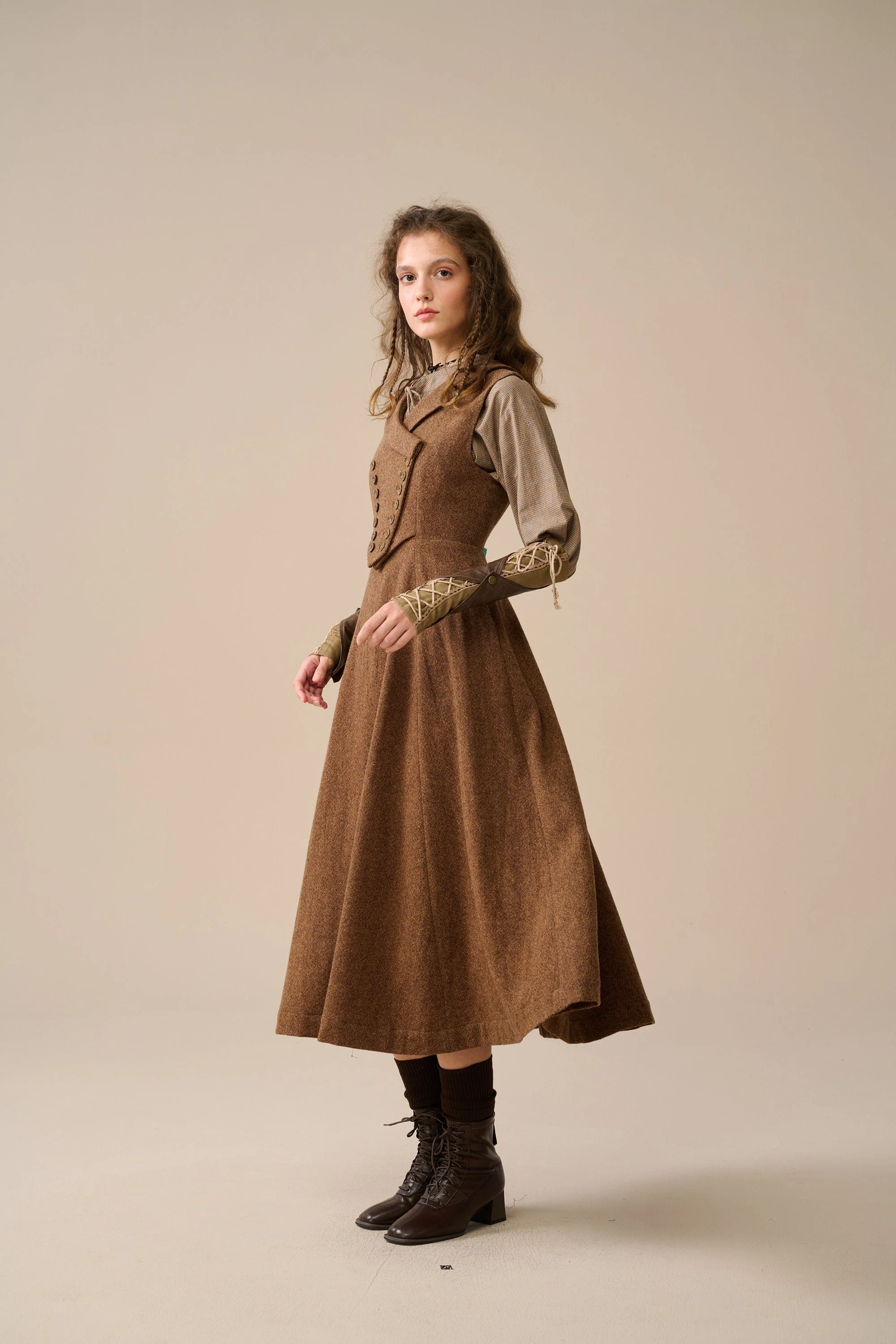 Helen 17| Vintage wool dress - Image 5