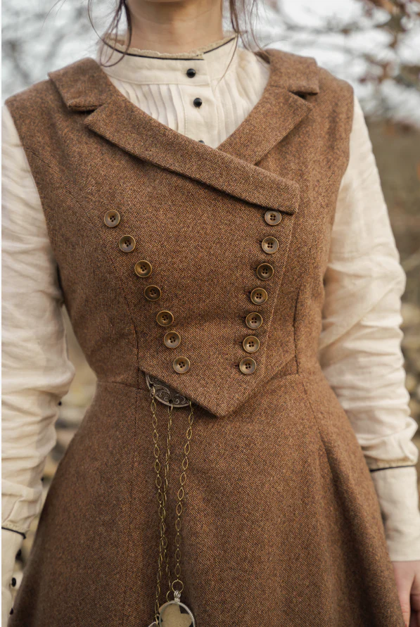 Helen 17| Vintage wool dress - Image 10