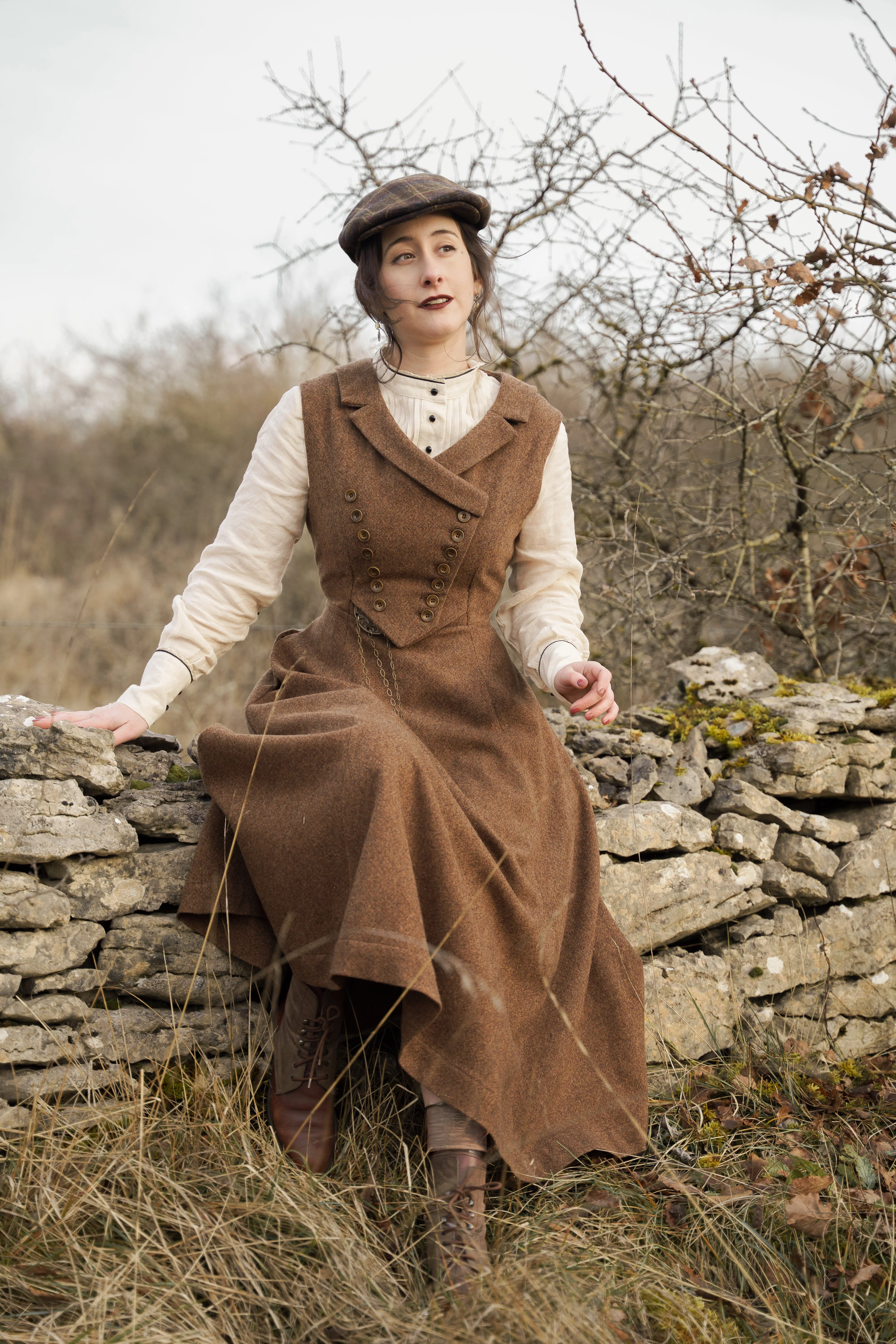 Helen 17| Vintage wool dress - Image 11