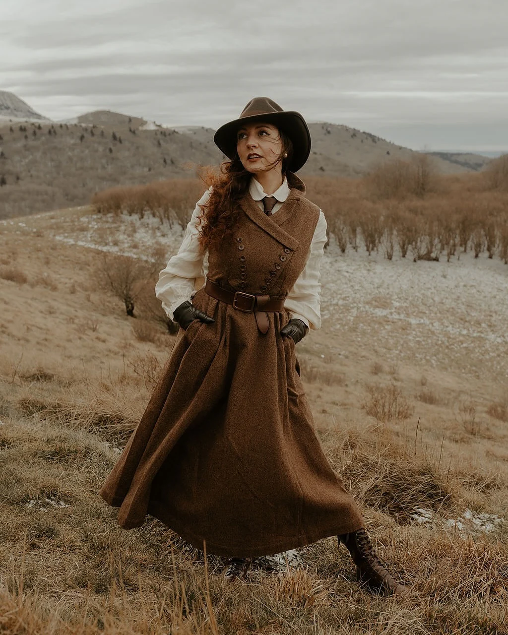 Helen 17| Vintage wool dress - Image 13