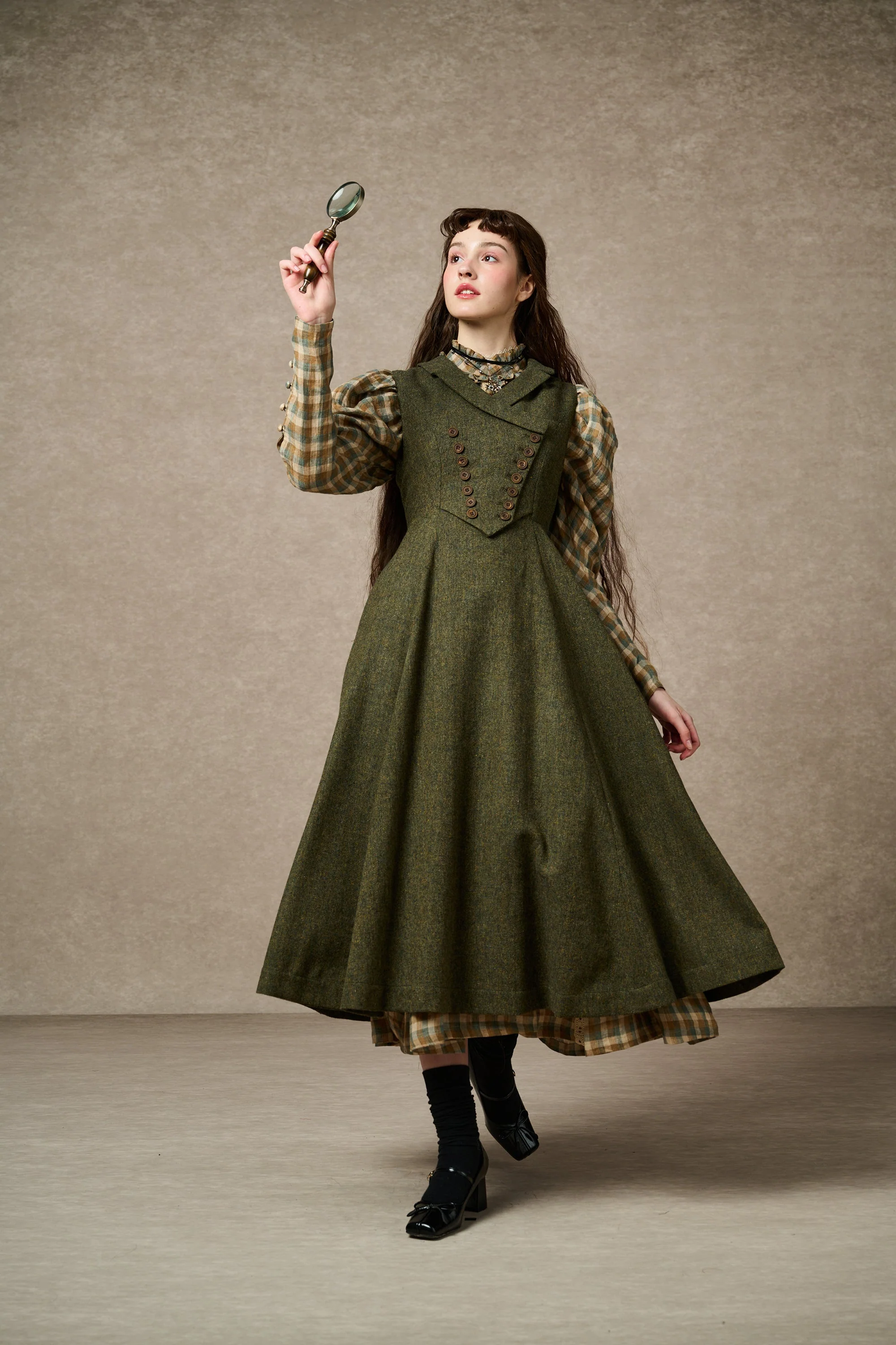 Helen 17| Vintage wool dress - Image 25