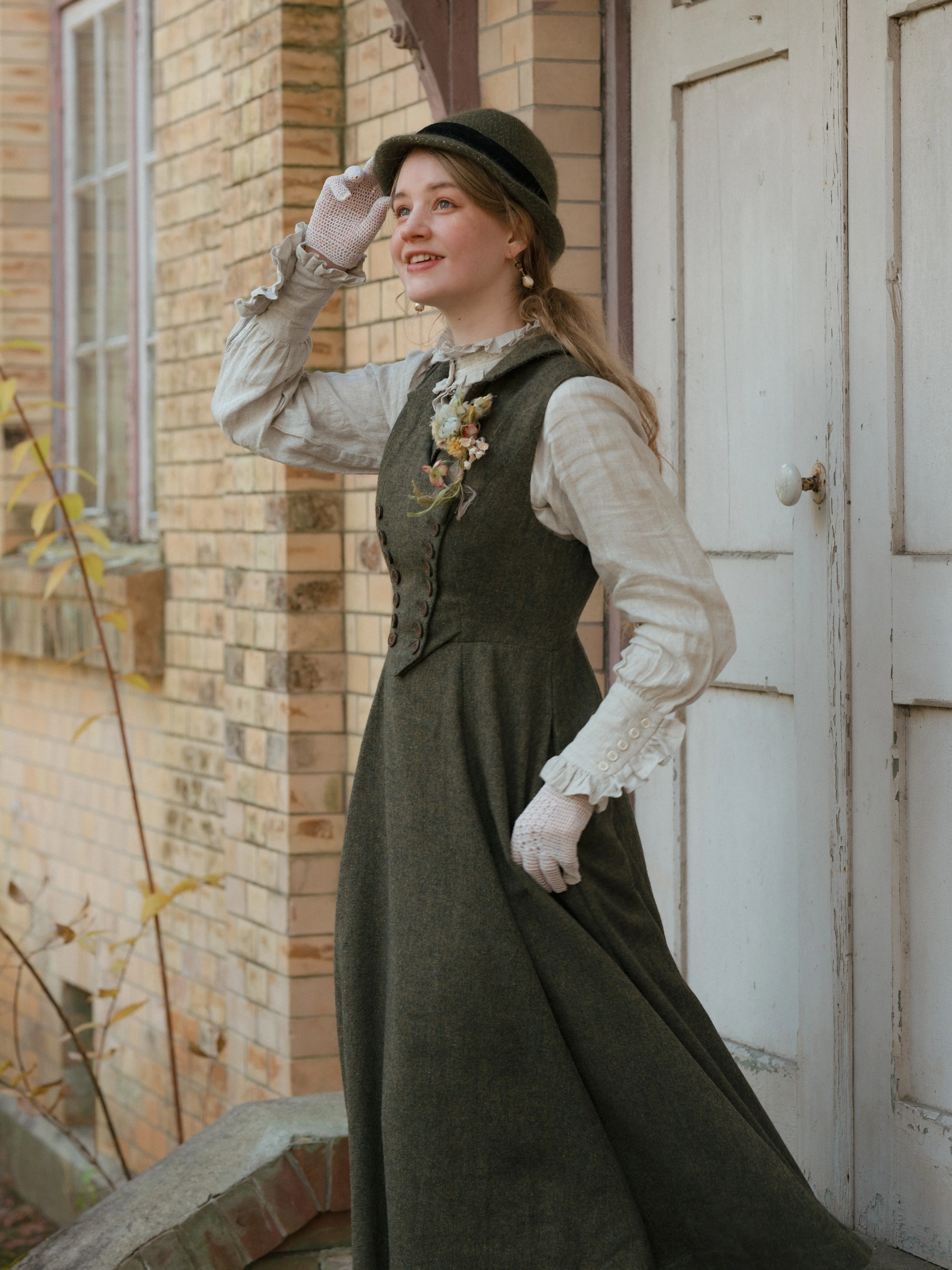 Helen 17| Vintage wool dress - Image 4