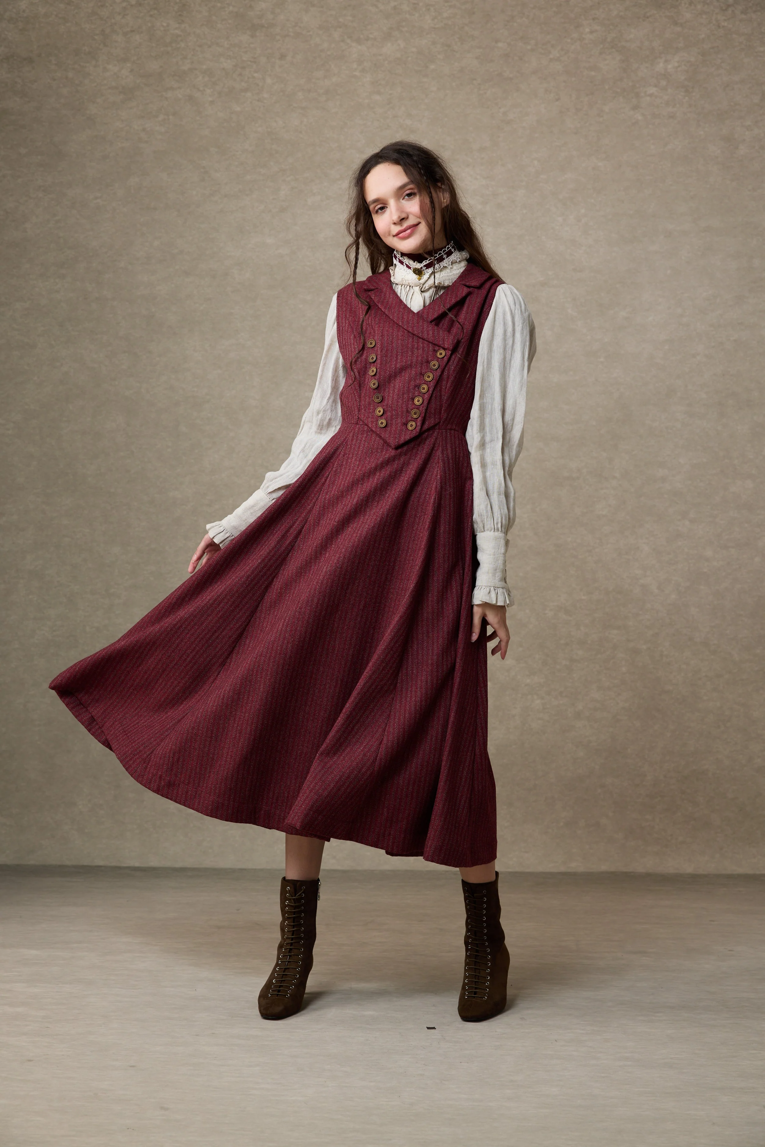 Helen 17| Vintage wool dress - Image 21