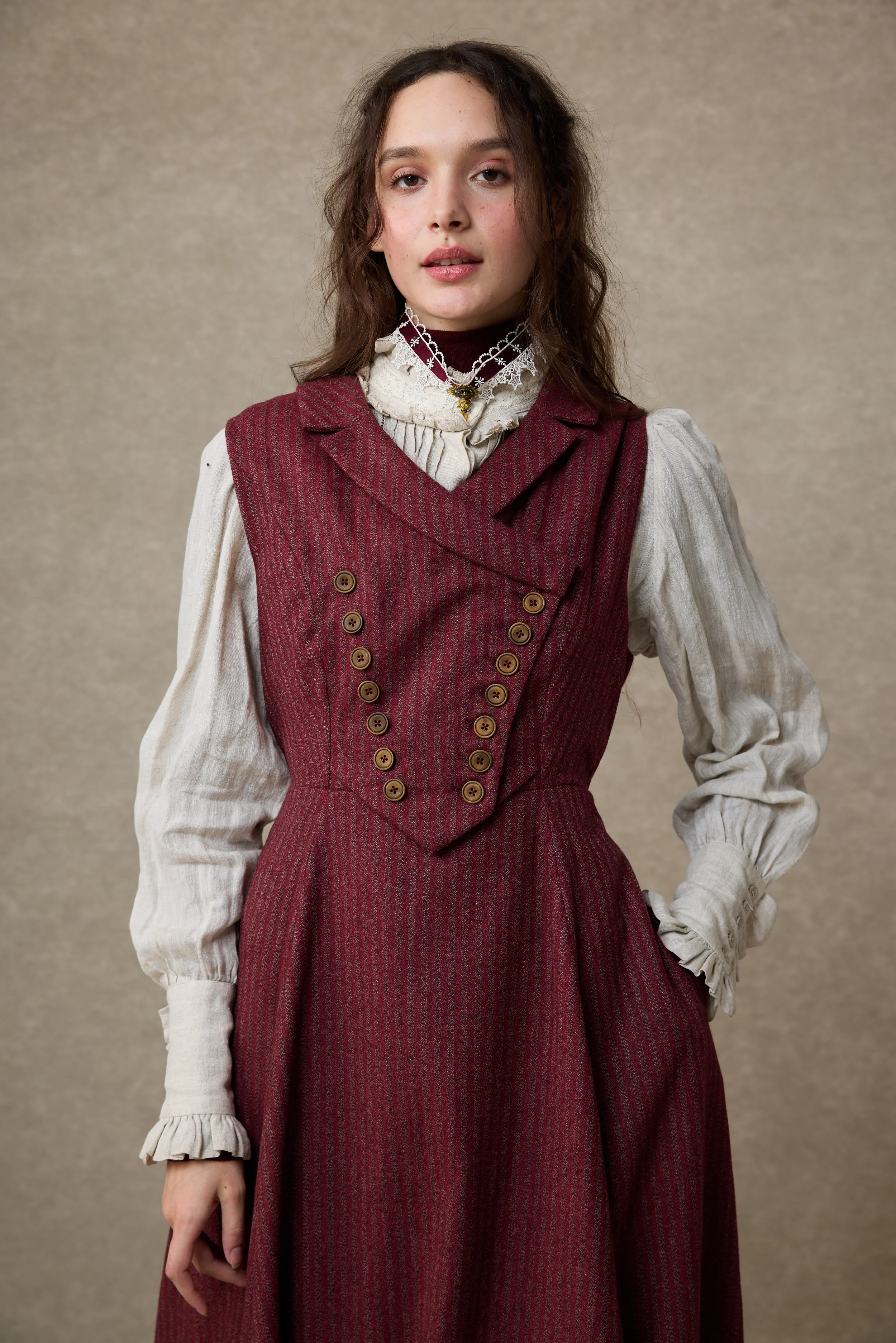 Helen 17| Vintage wool dress - Image 8