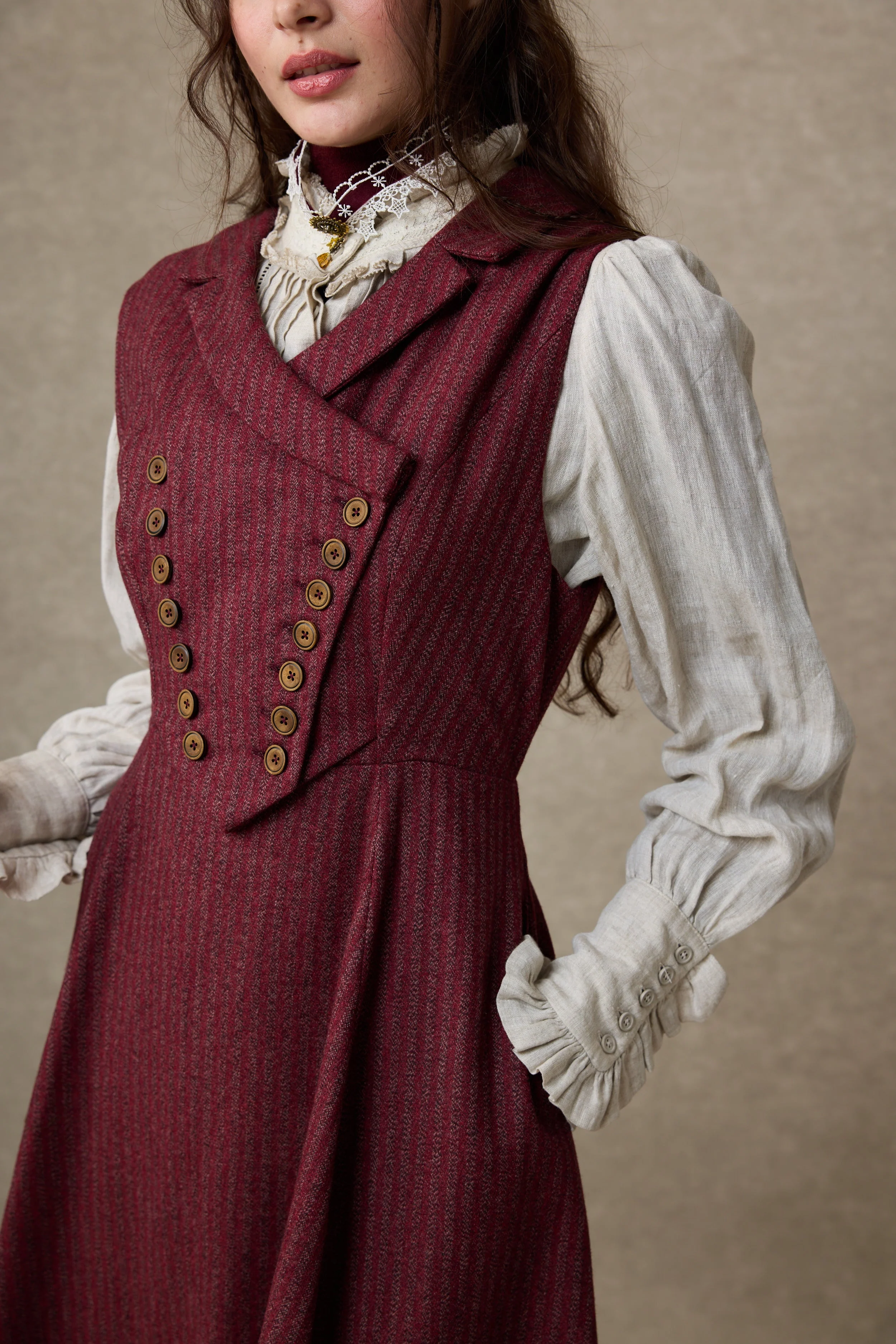 Helen 17| Vintage wool dress - Image 9