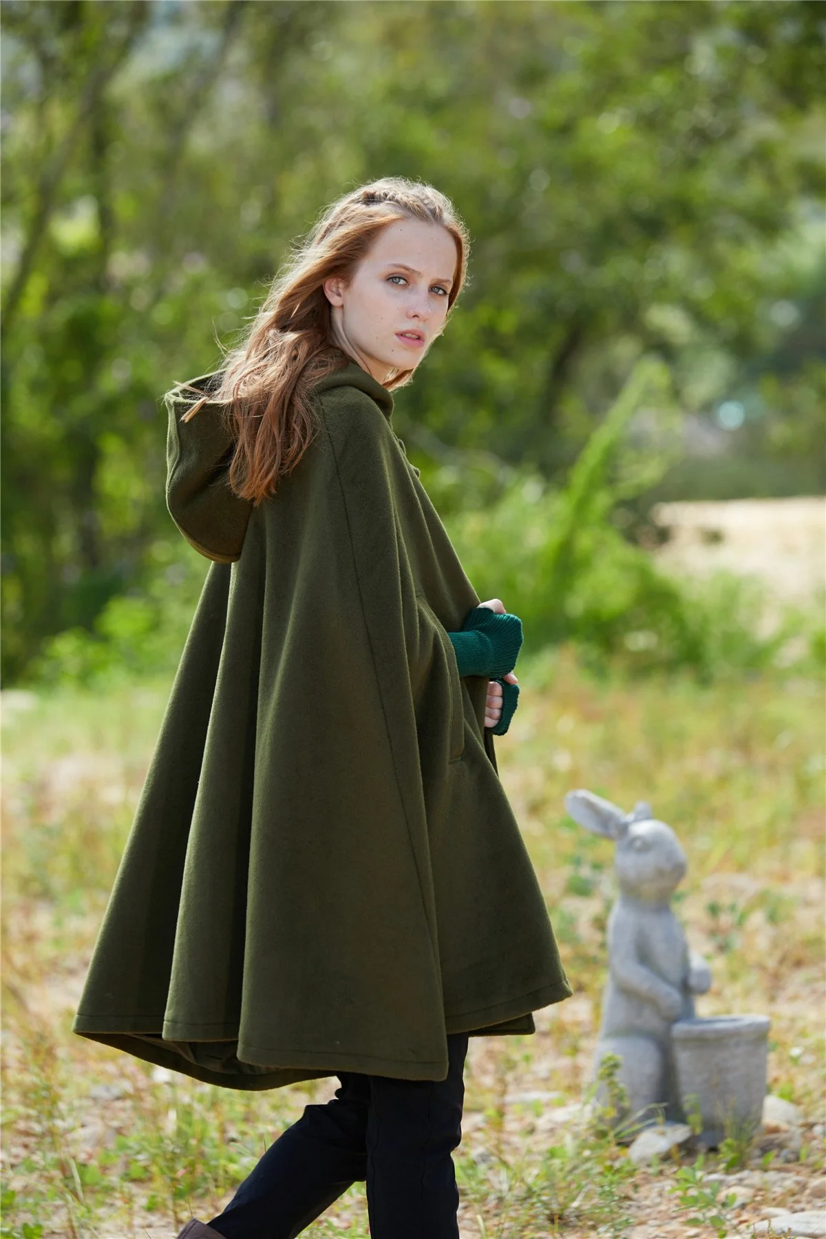 The New Yorker | Hooded Cashmere Cape - Image 10