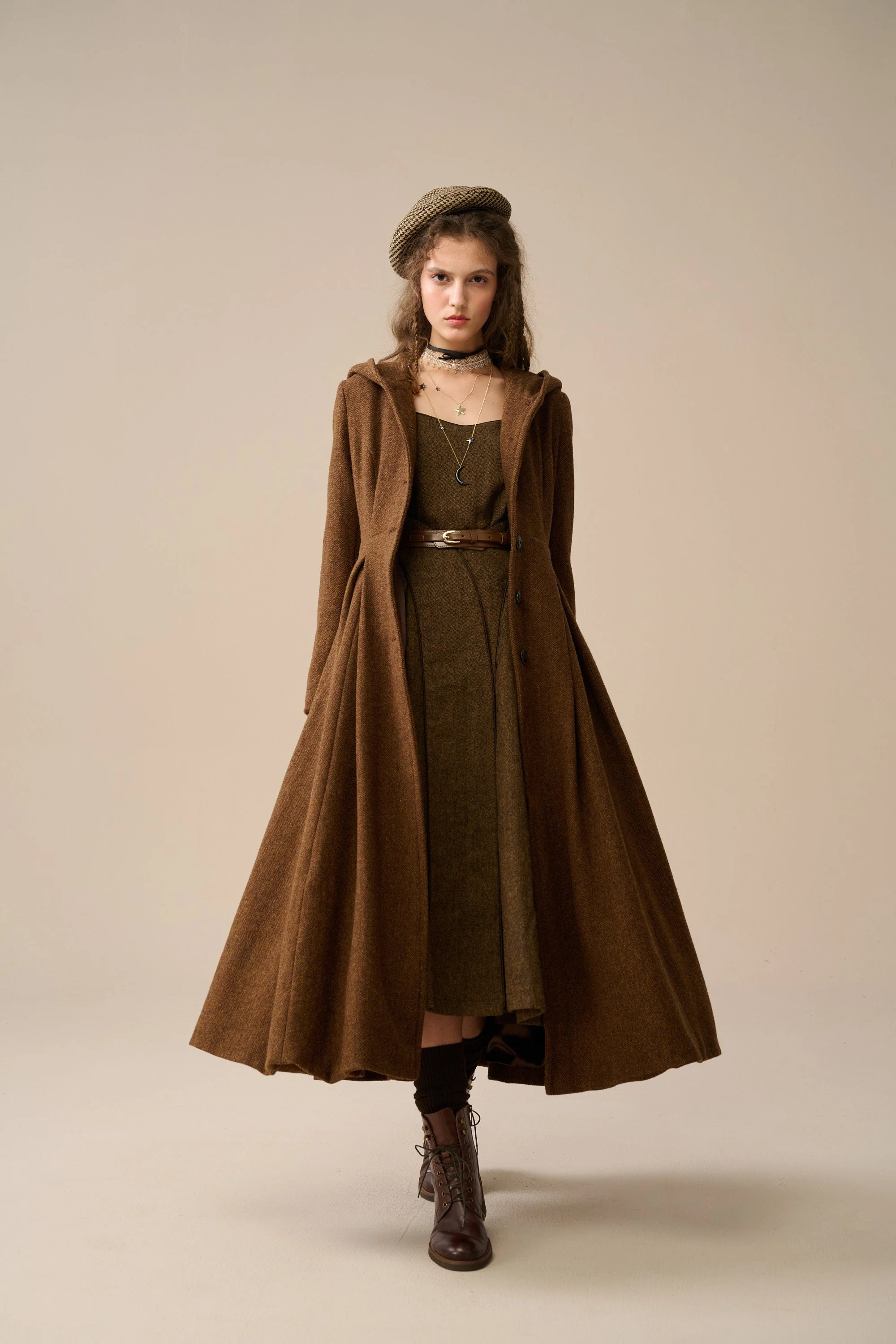 My Fair Lady 26 | Hooded Wool Coat - Image 10