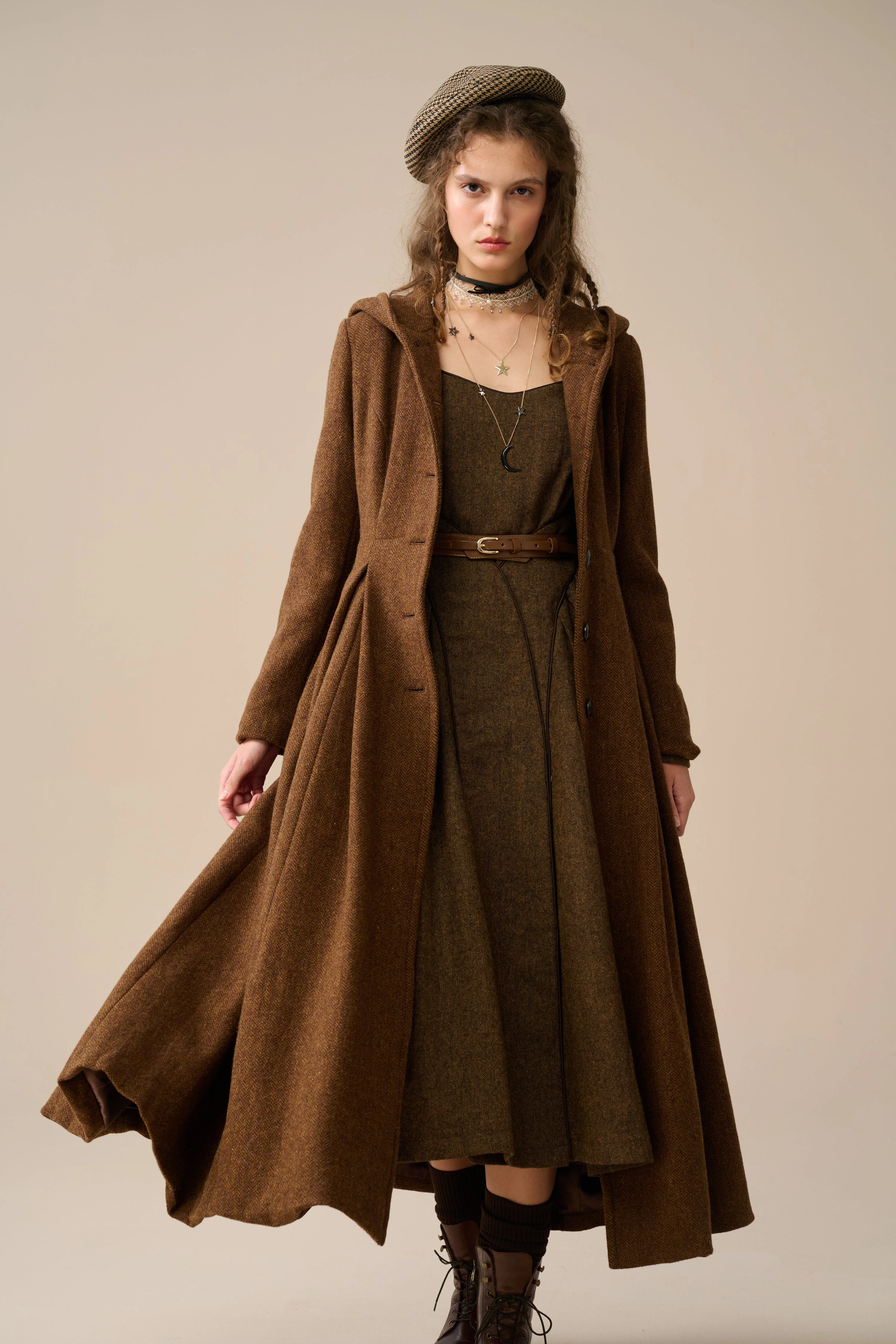 My Fair Lady 26 | Hooded Wool Coat - Image 17