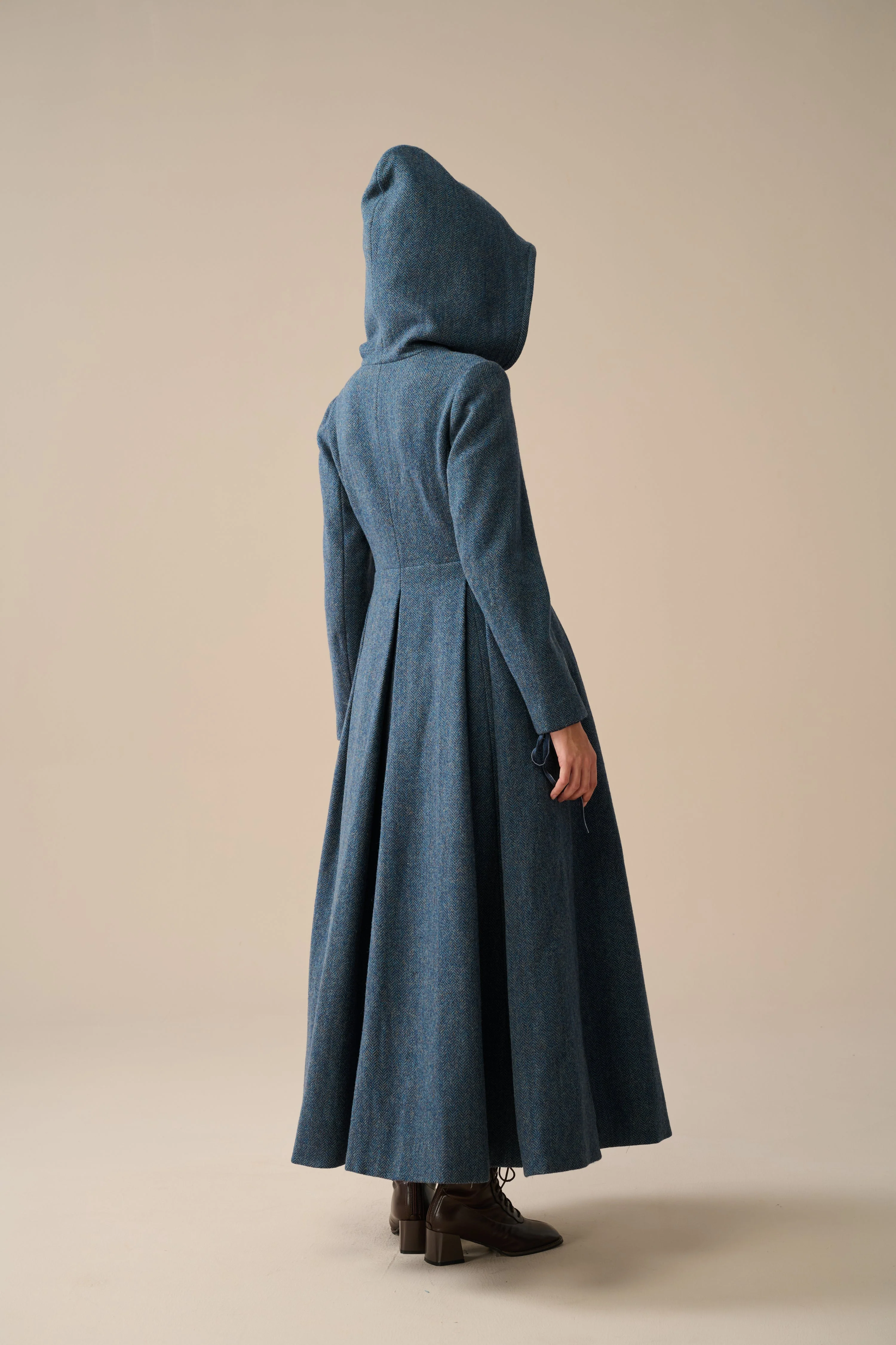 My Fair Lady 26 | Hooded Wool Coat - Image 12